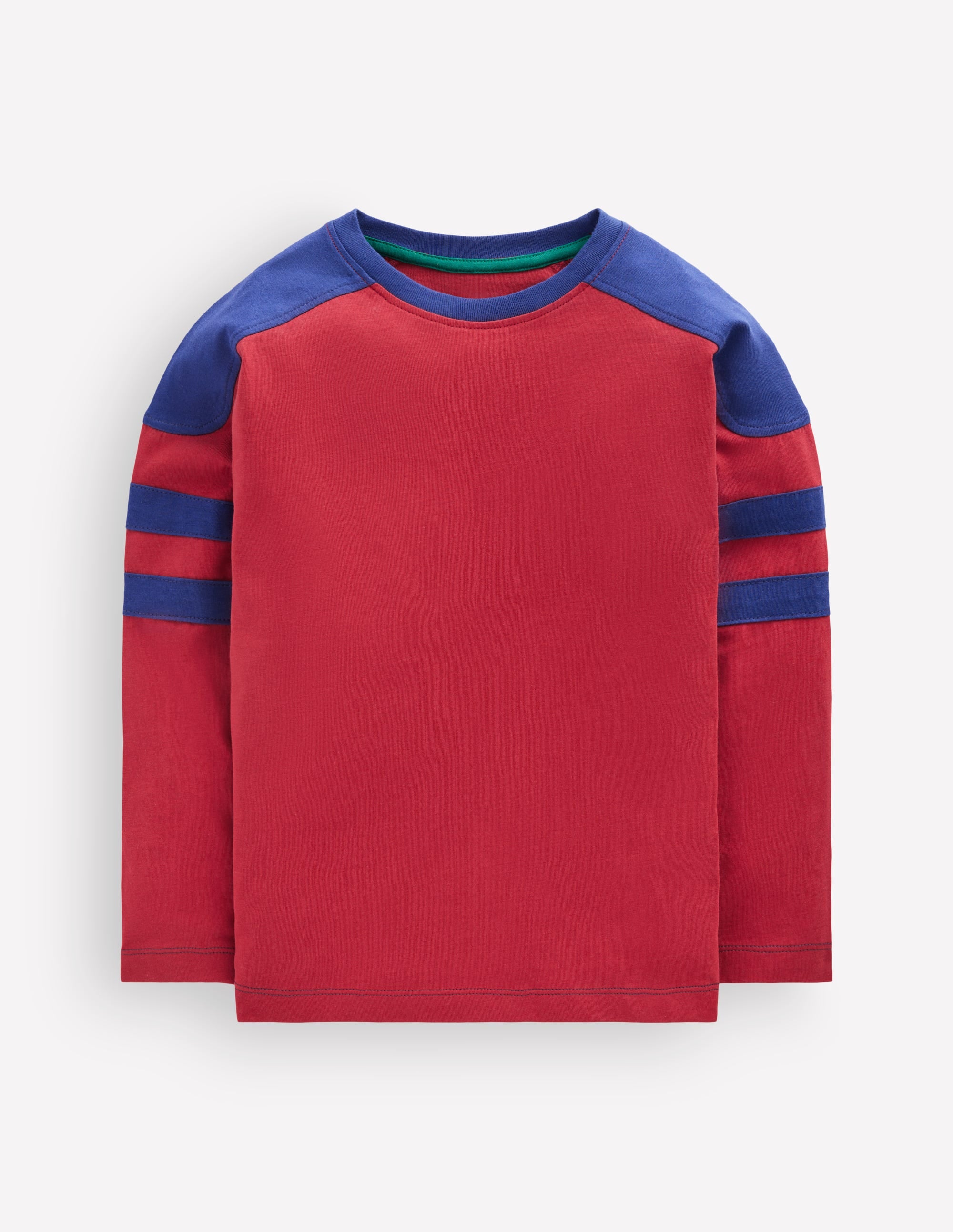 T-shirt colourblock-Terre rouge - Image 1
