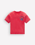 Vintage Wash Graphic T-Shirt-Feel The Rythmn Drums