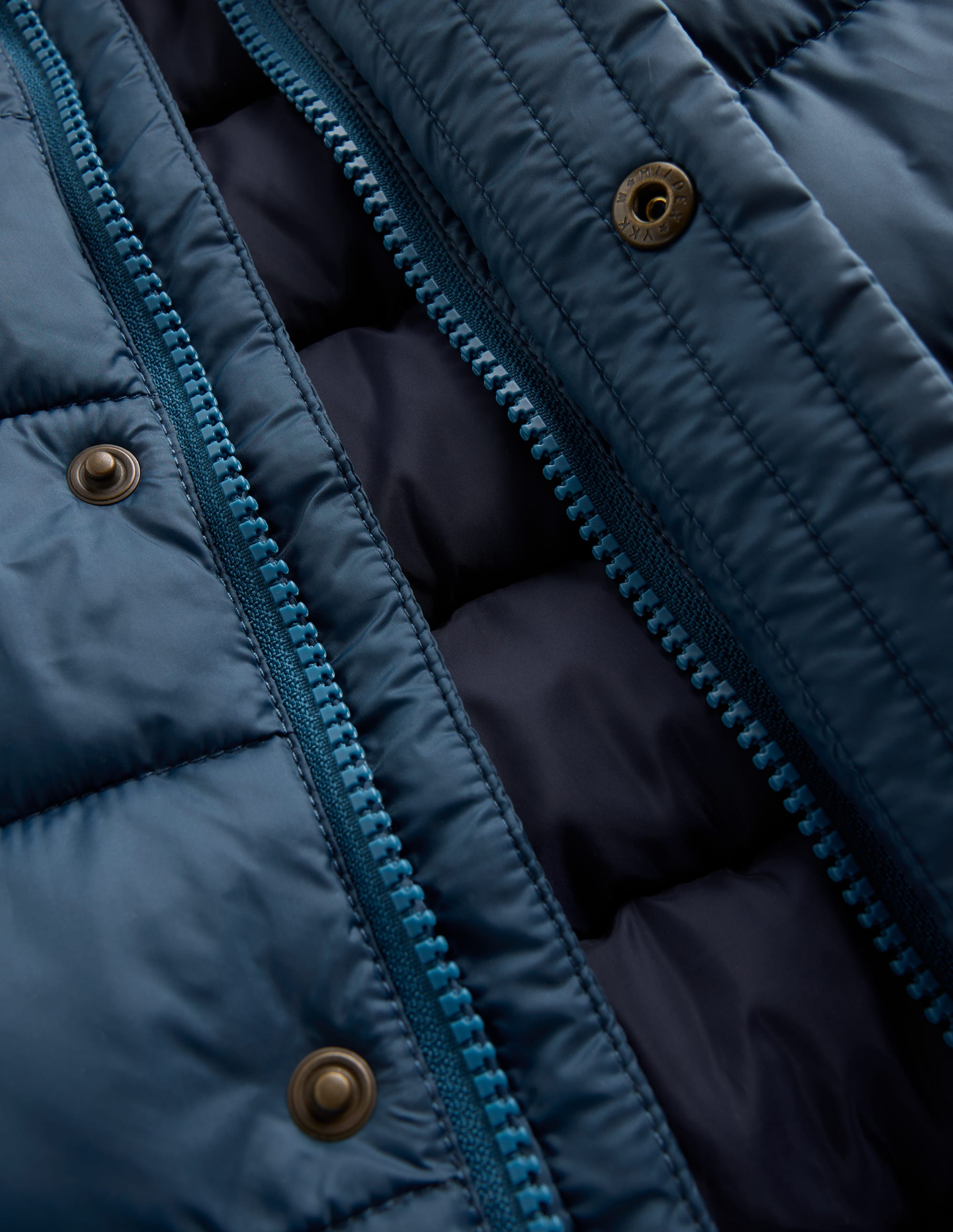 Baffle-Jacke mit kragen-Blau - Image 3