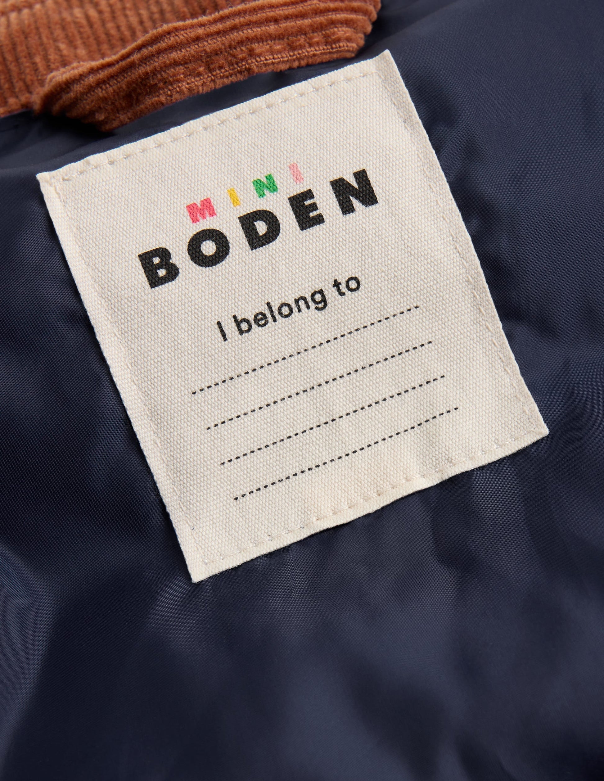 Baffle-Jacke mit kragen-Blau-4