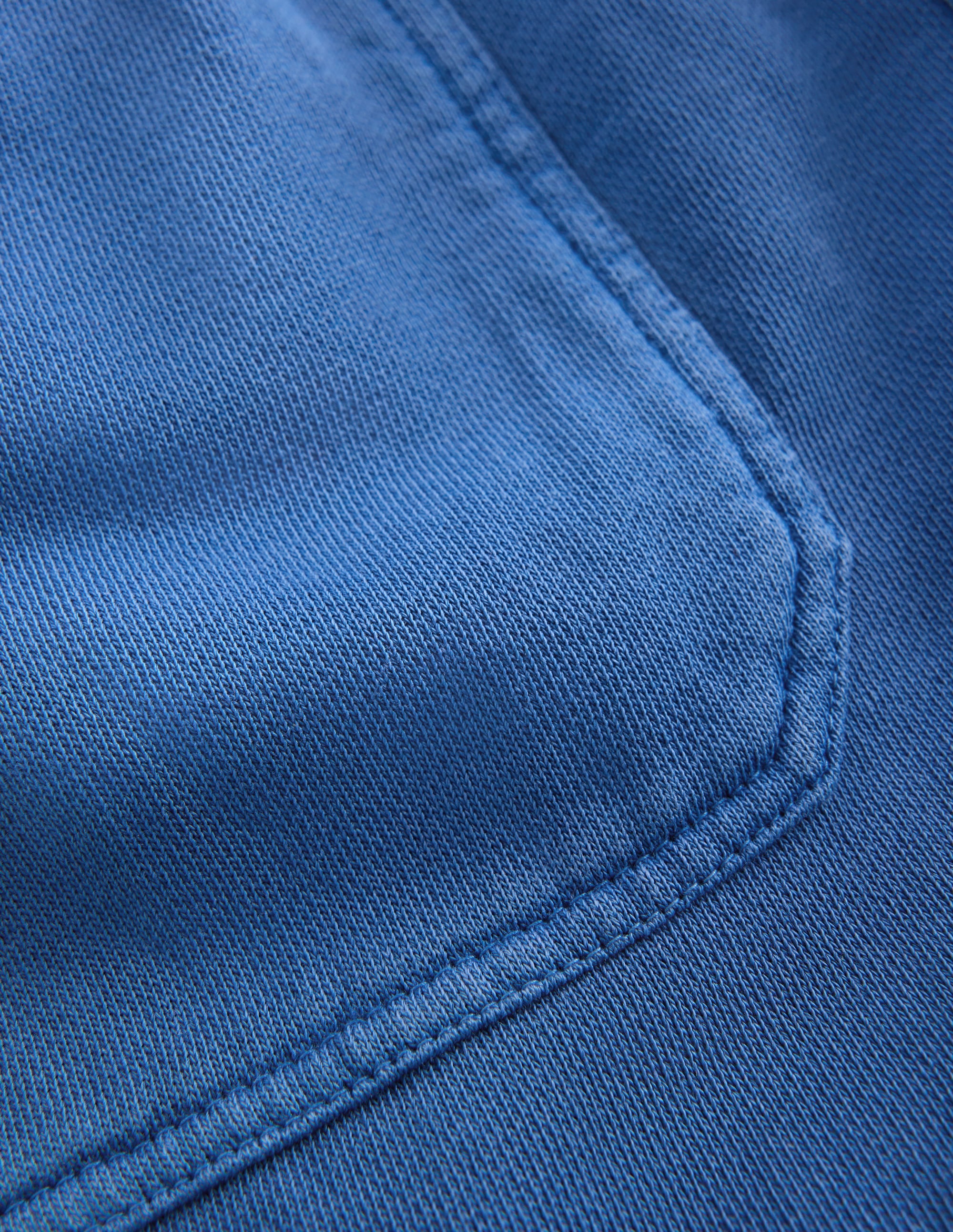 Garment Dye Tapered Joggers-Denim Blue - Image 3