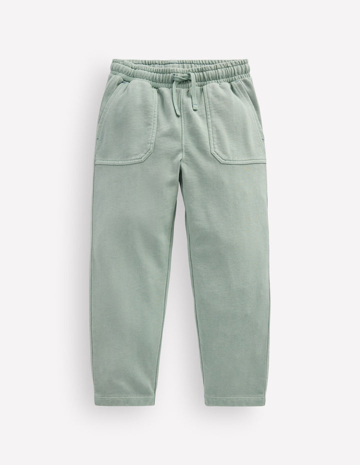 Stückgefärbte Jogginghose-Cornisch Blau