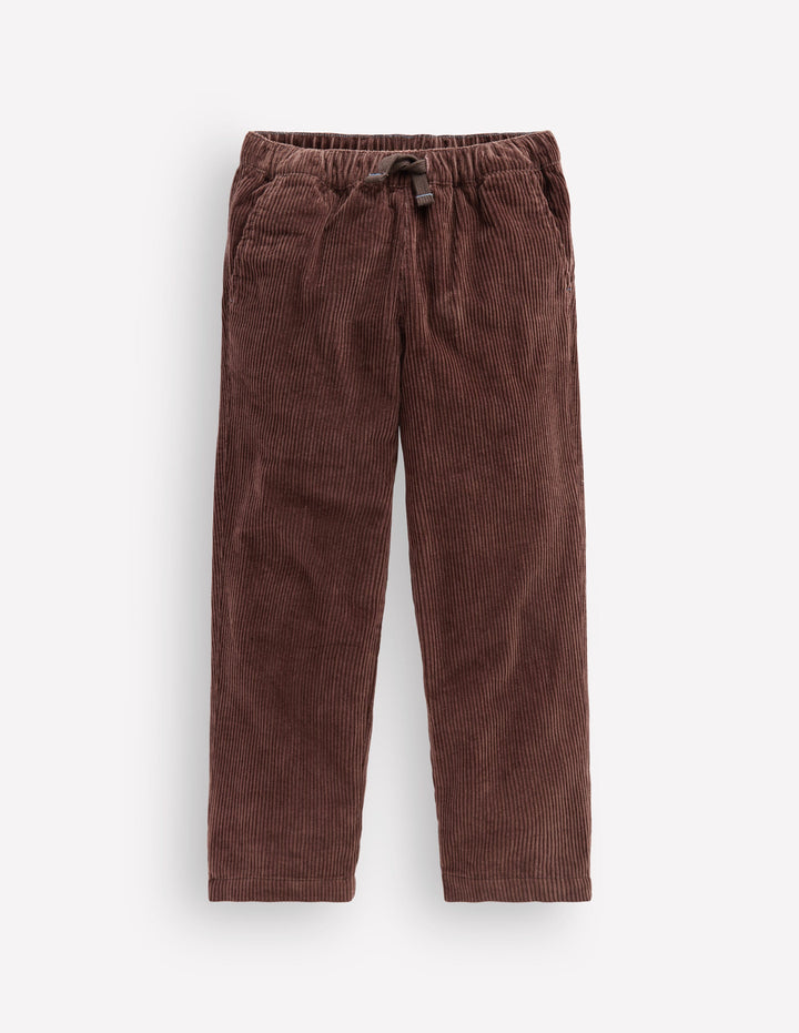 Lässige Cordhose mit geradem Bein-Java
