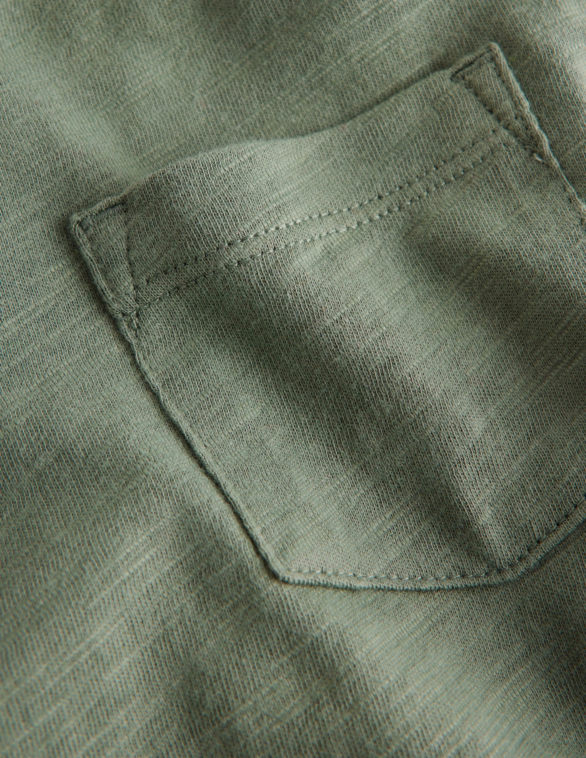 Langärmliges T-Shirt für den Alltag-Flaschengrün - Image 3