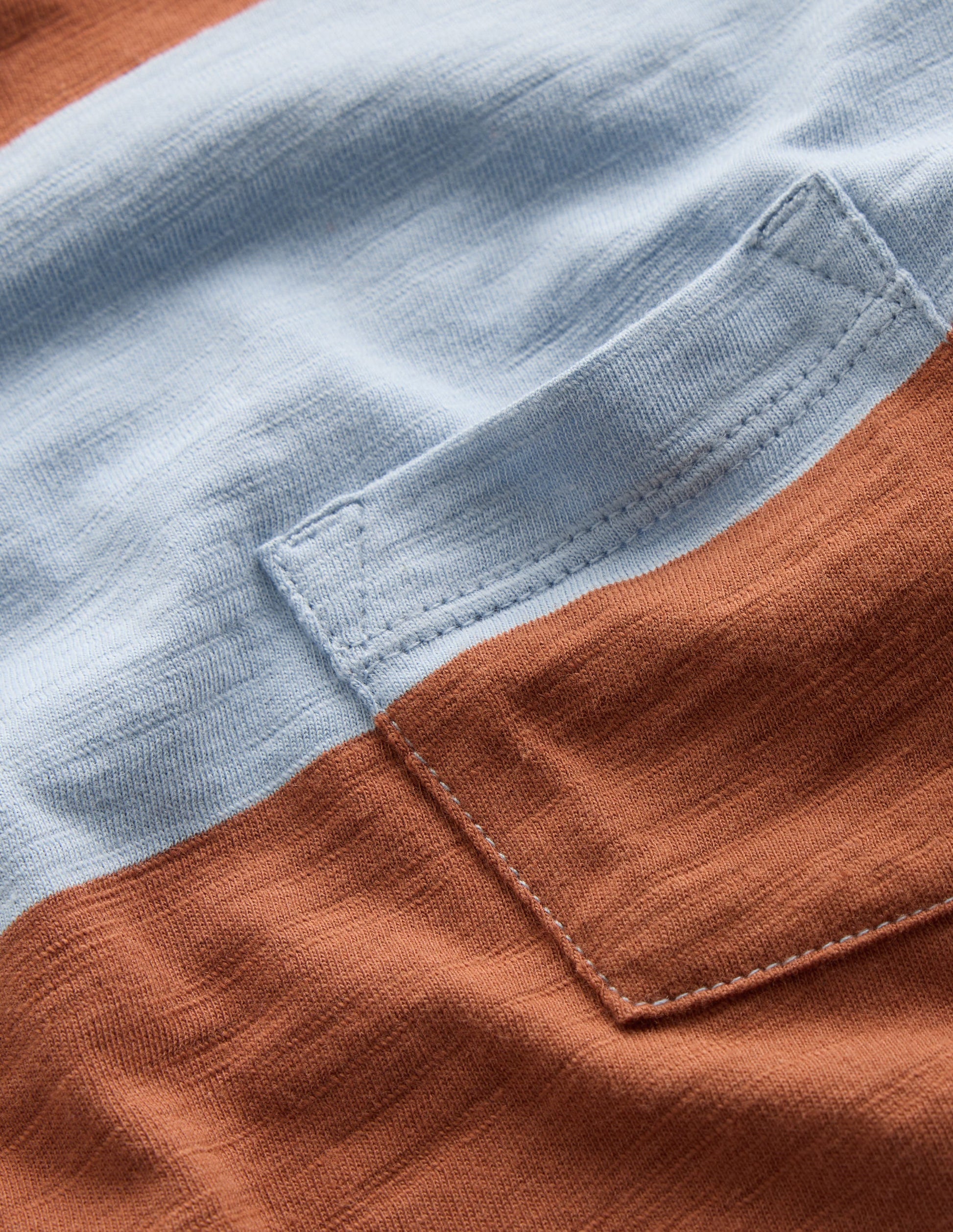 Everyday Long Sleeve T-Shirt-Glacier Blue / Russet-3