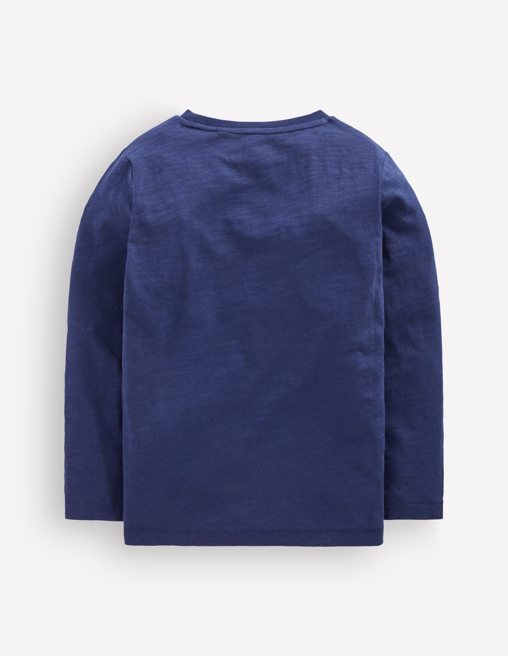 T-shirt pour tous les jours à manches longues-Bleu marine universitaire - Image 2