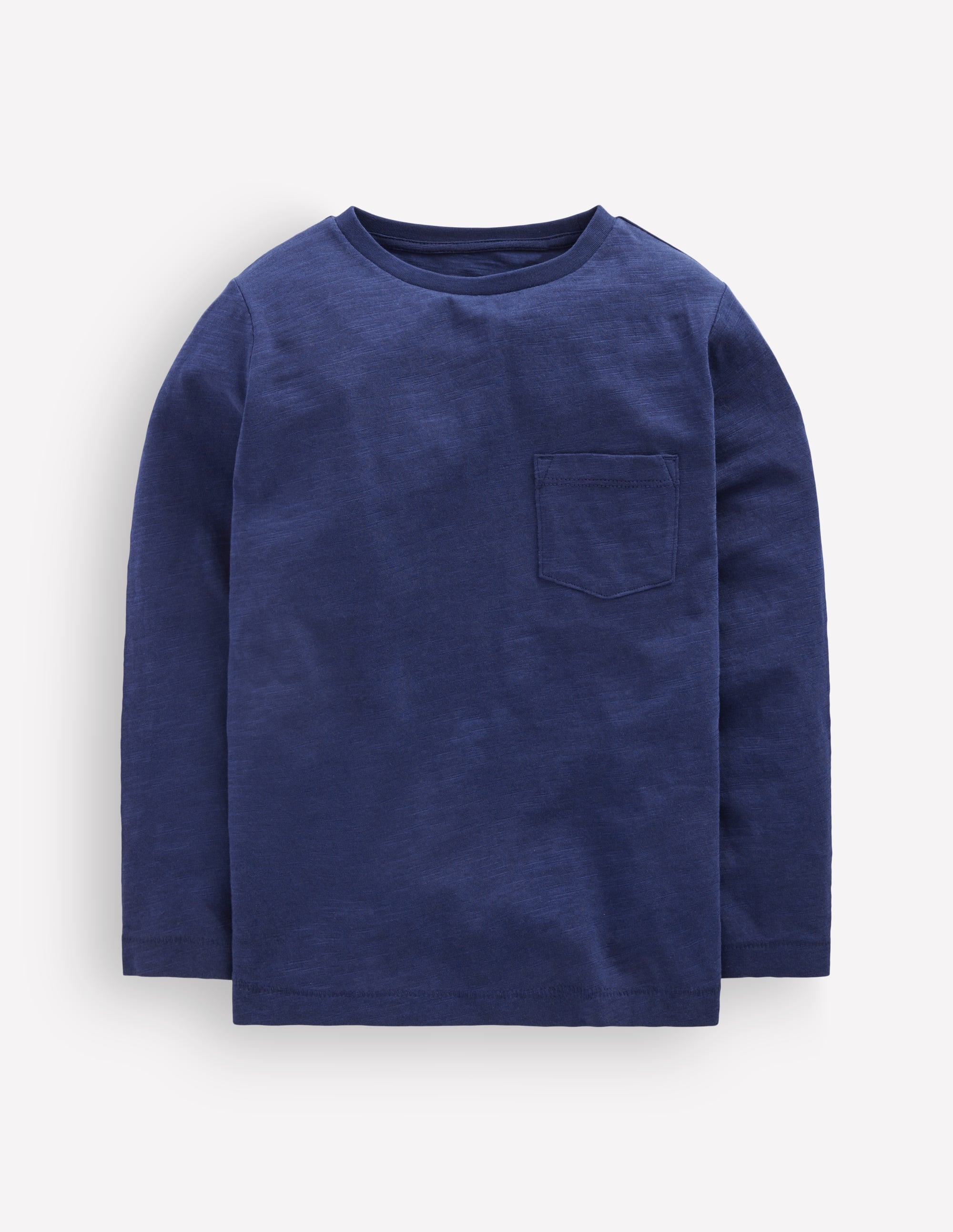 T-shirt pour tous les jours à manches longues-Bleu marine universitaire - Image 1