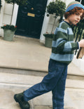 Lässige Hose mit geradem Bein-Heller Used Look