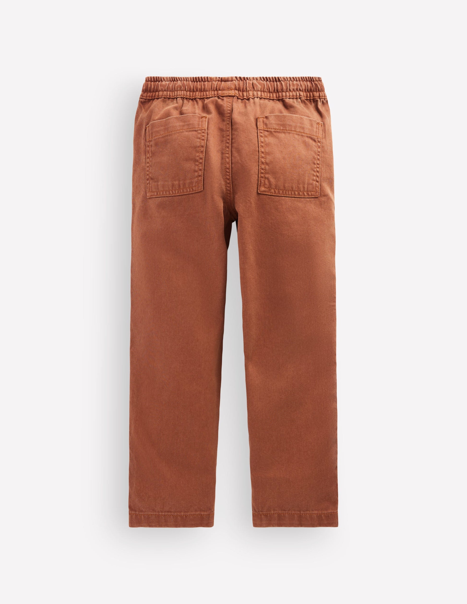 Pantalon droit simple-Gingembre-2
