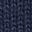 Schicker Pullover mit Reißverschluss-Marineblau Meliert