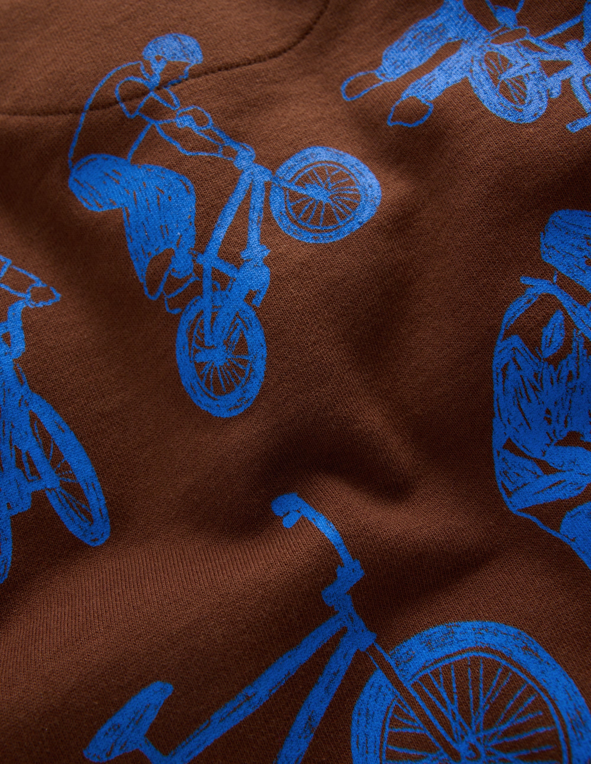 Sweat à capuche zippé-BMX marron - Image 3