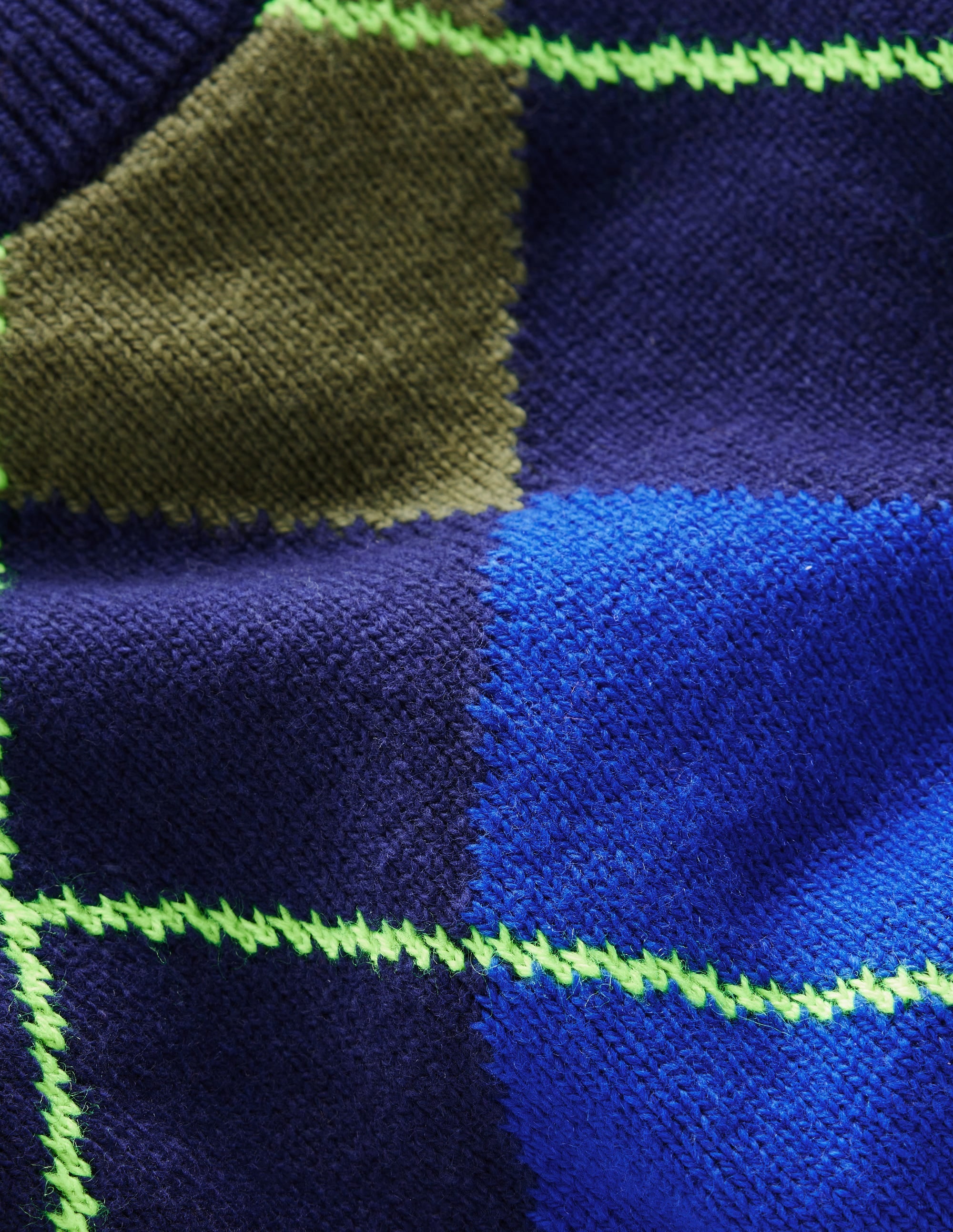 Argyle-Pullover-Schuluniform-Marineblau - Image 3