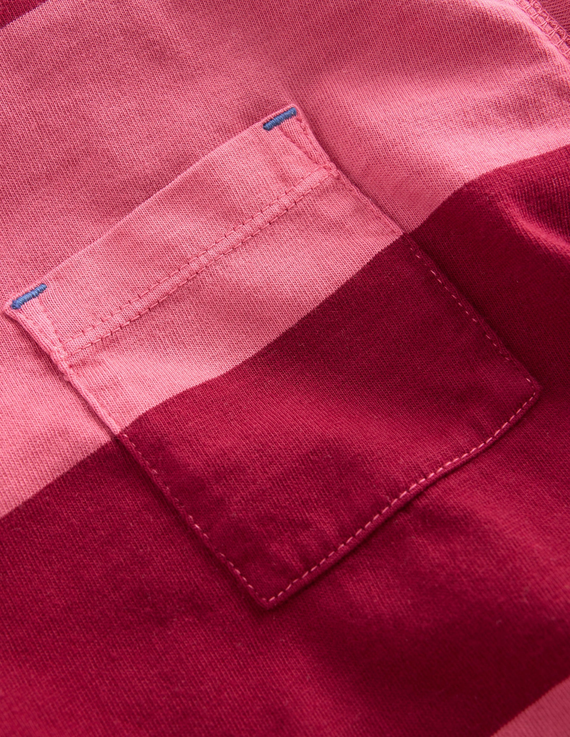 Stückgefärbtes Langarmshirt-Winter Puderrosa/Rubinrot-1
