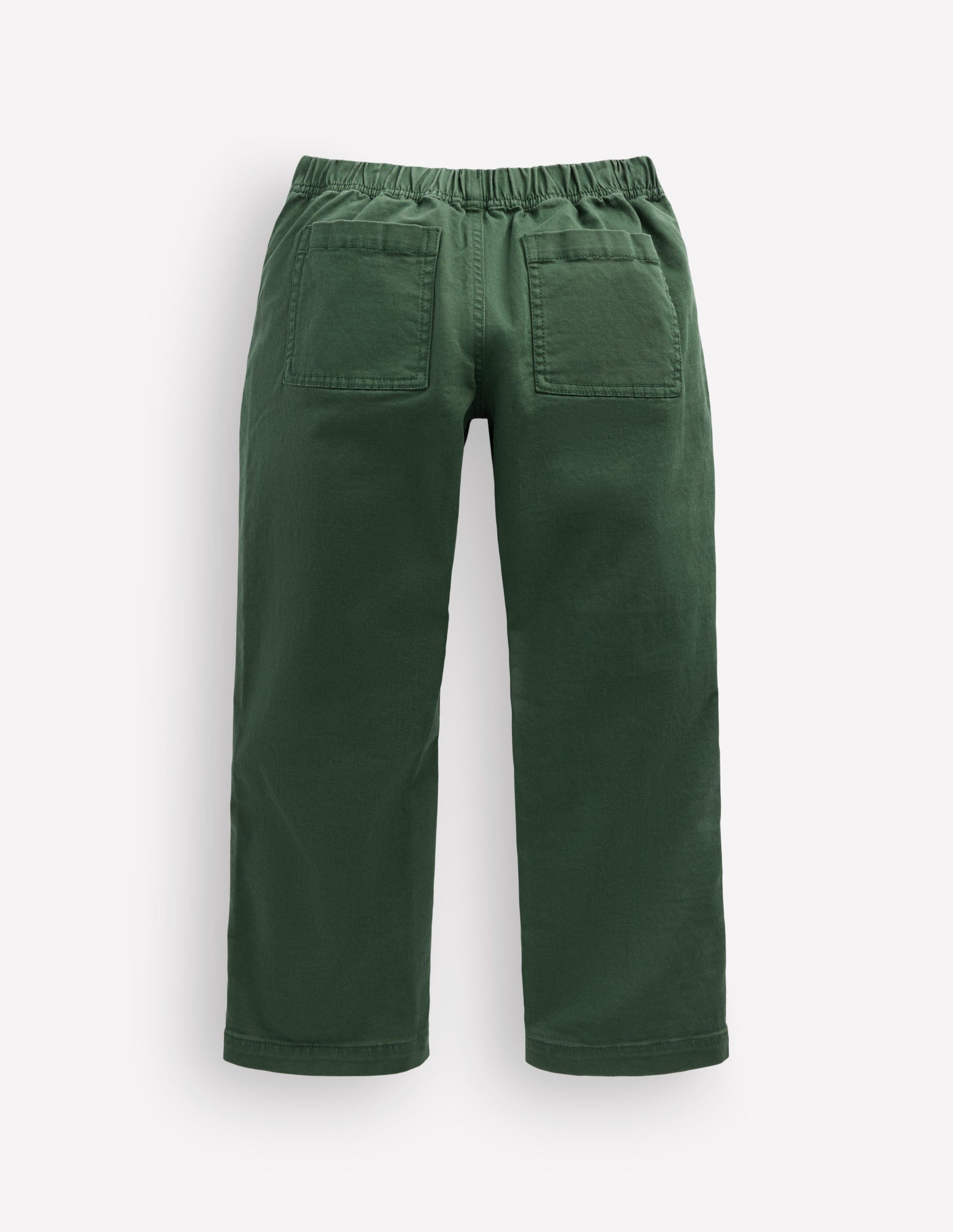 Lässige Chinohose mit geradem Bein-Kiefernnadel-2