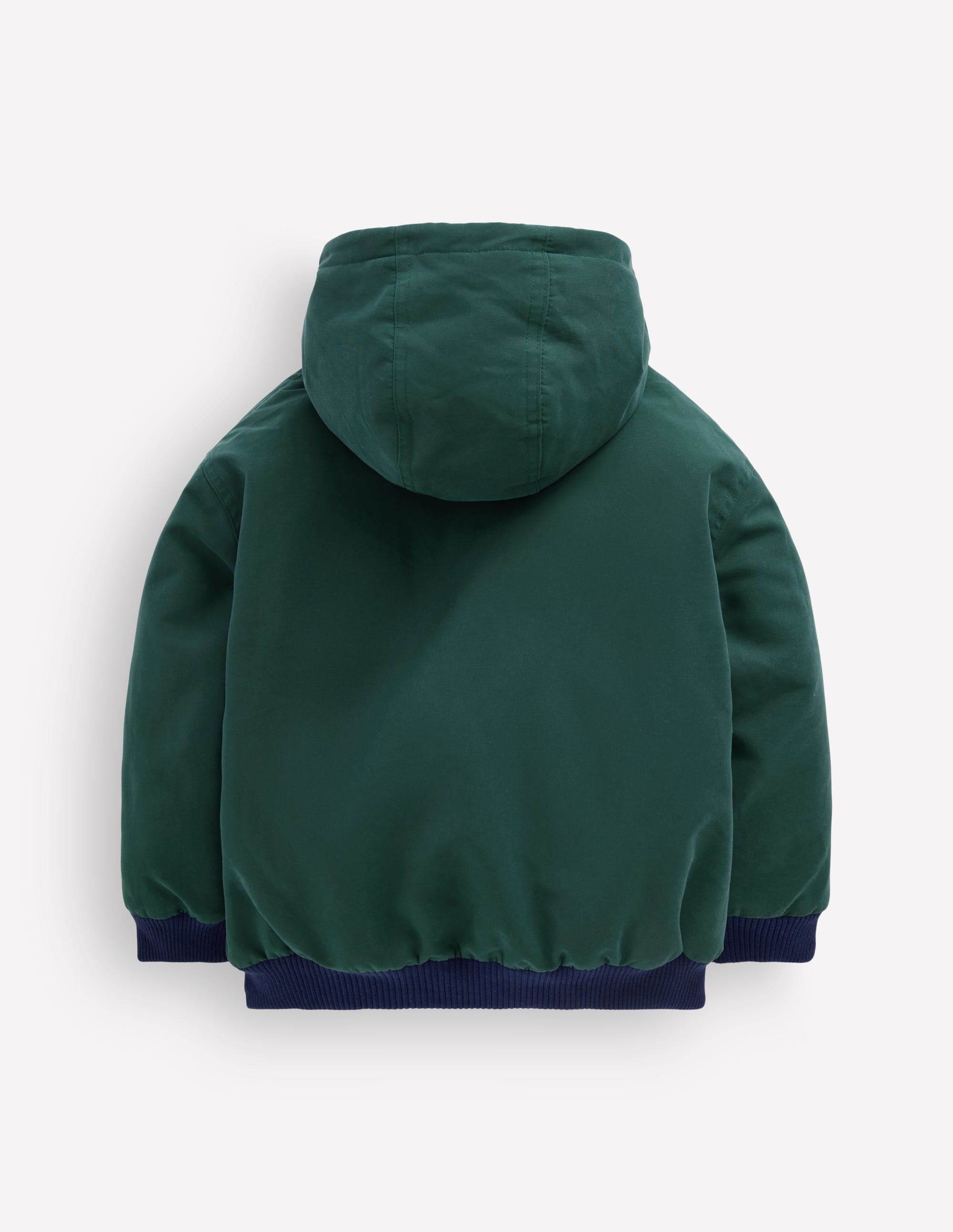 Wendbare Teddyfell-Bomberjacke-Malachitgrün/Umbra - Image 6
