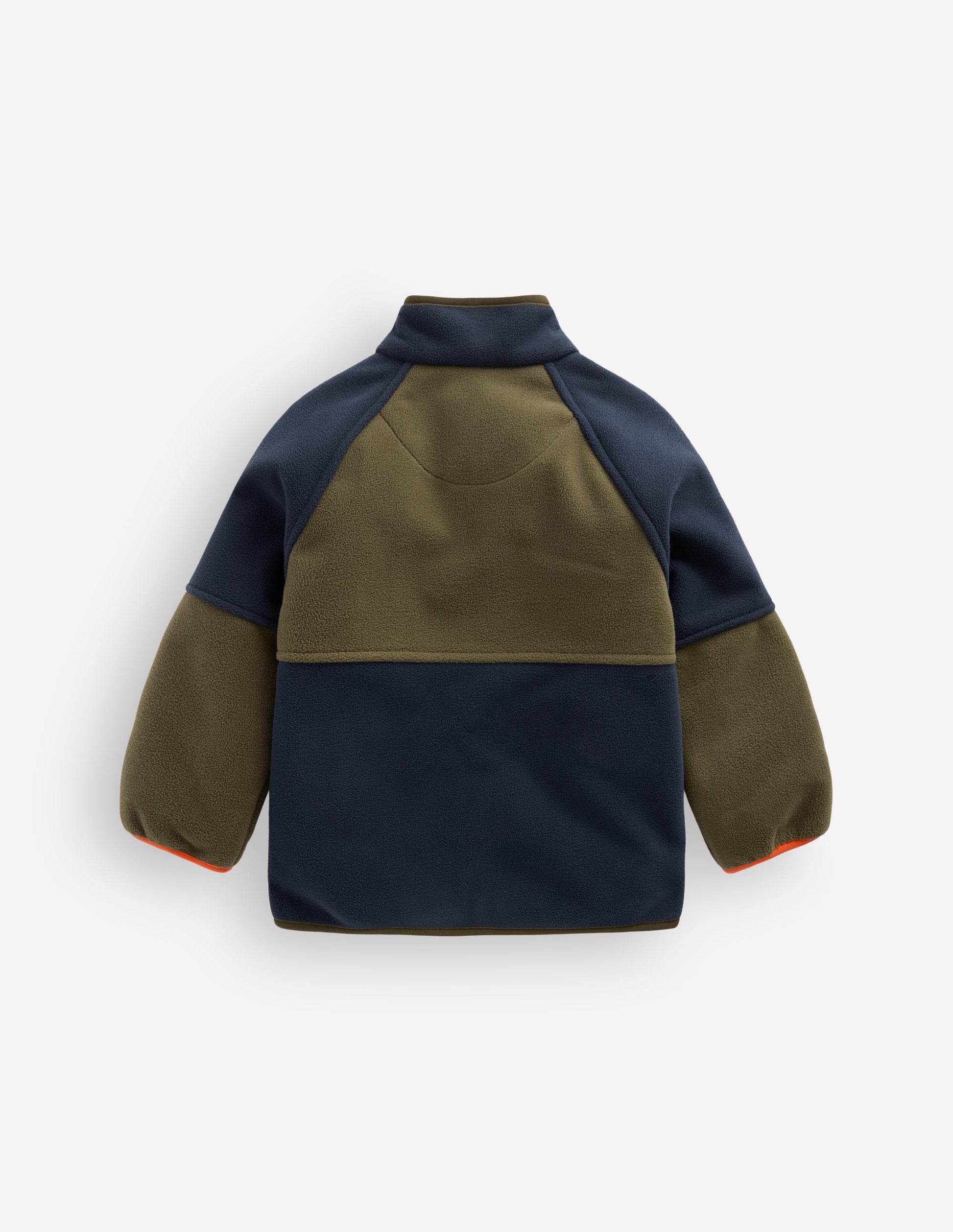 Kuschelige, winddichte Fleecejacke-Khaki-4