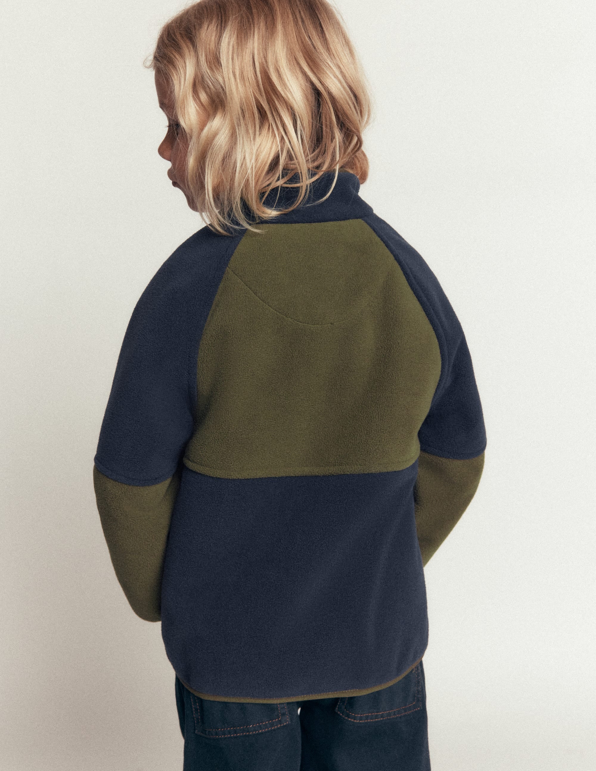 Kuschelige, winddichte Fleecejacke-Khaki - Image 2