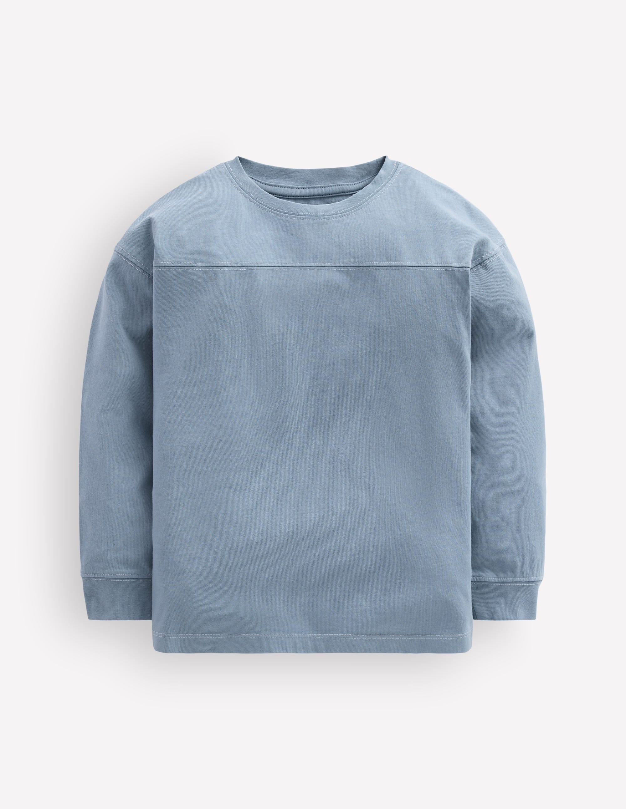 Garment Dye Cut & Sew T-shirt-French Blue - Image 1