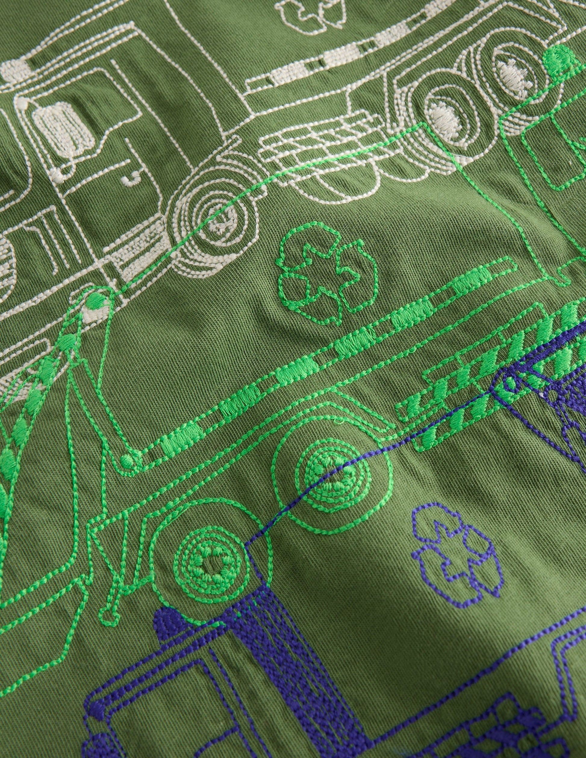 T-Shirt mit Linienstich-DILL RECYCLING-LKWS-4