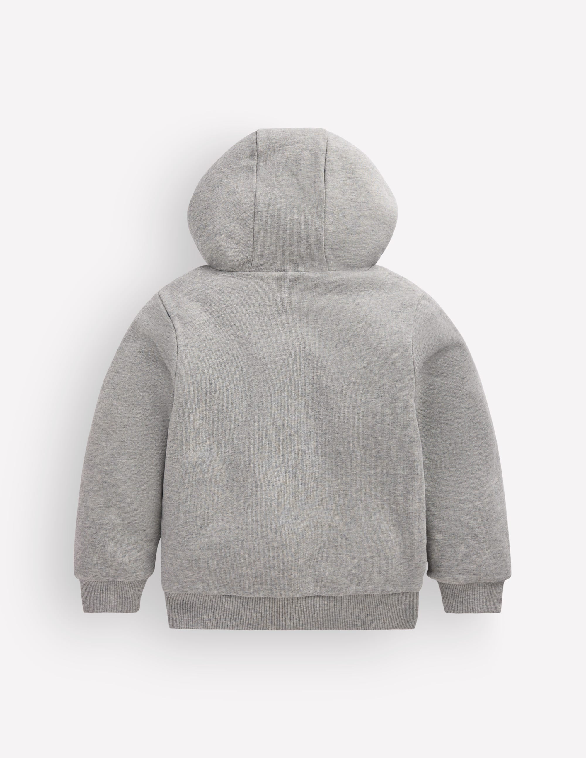 Wendbarer Teddy-Kapuzenpullover-Grau Meliert - Image 2