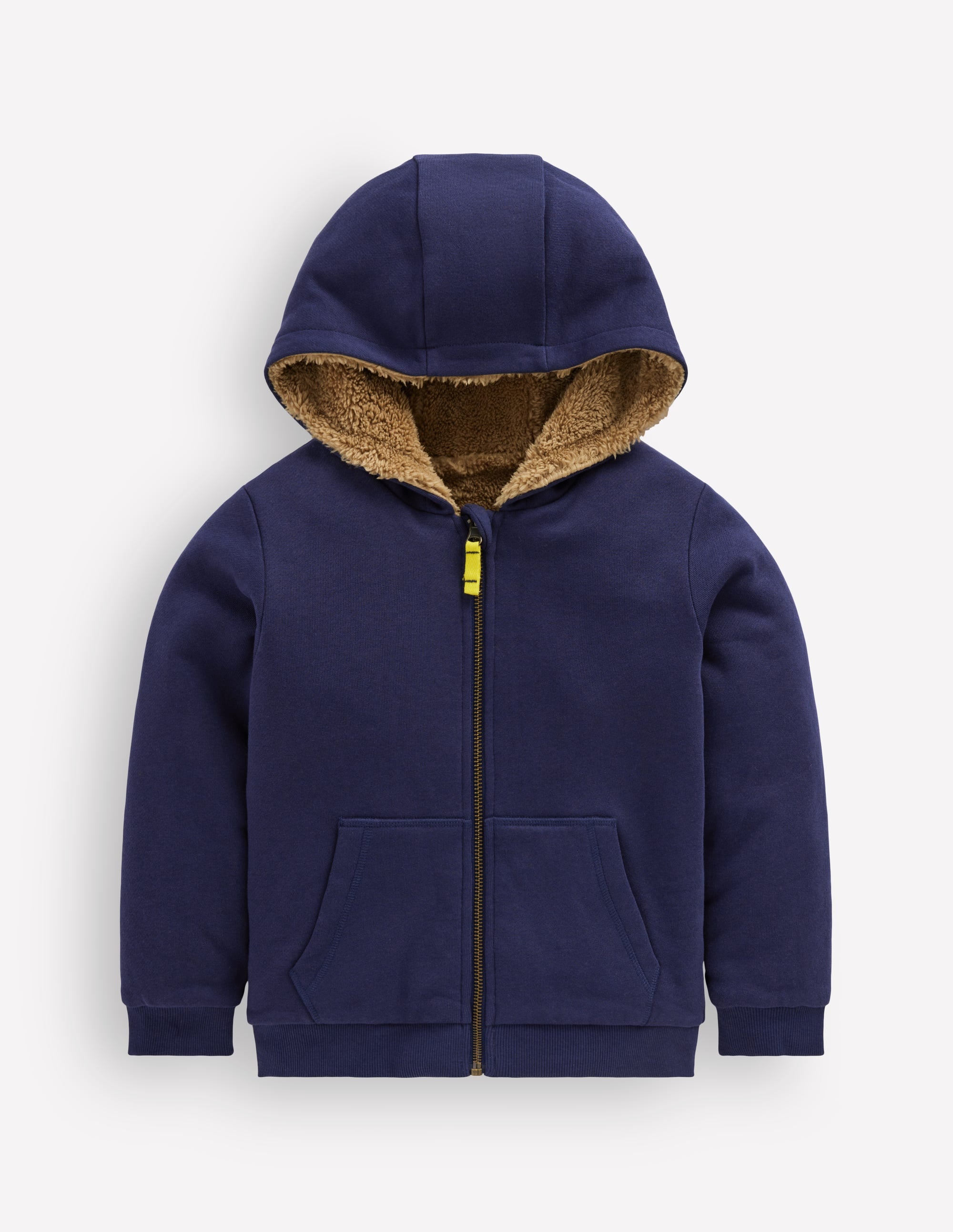 Wendbarer Teddy-Kapuzenpullover-Schuluniform-Marineblau - Image 1