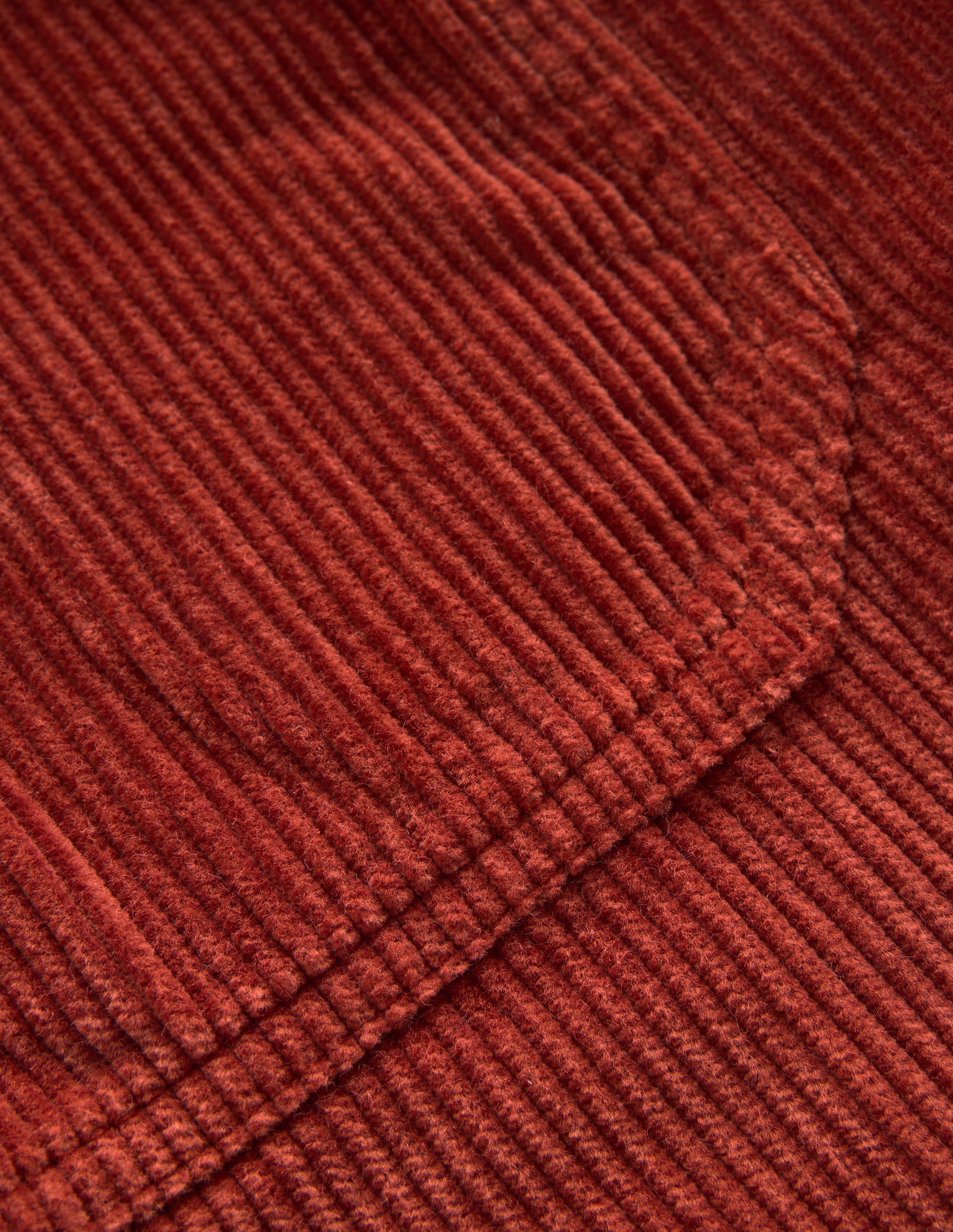 Pull-on Cord Trousers-BURNT HENNA - Image 3