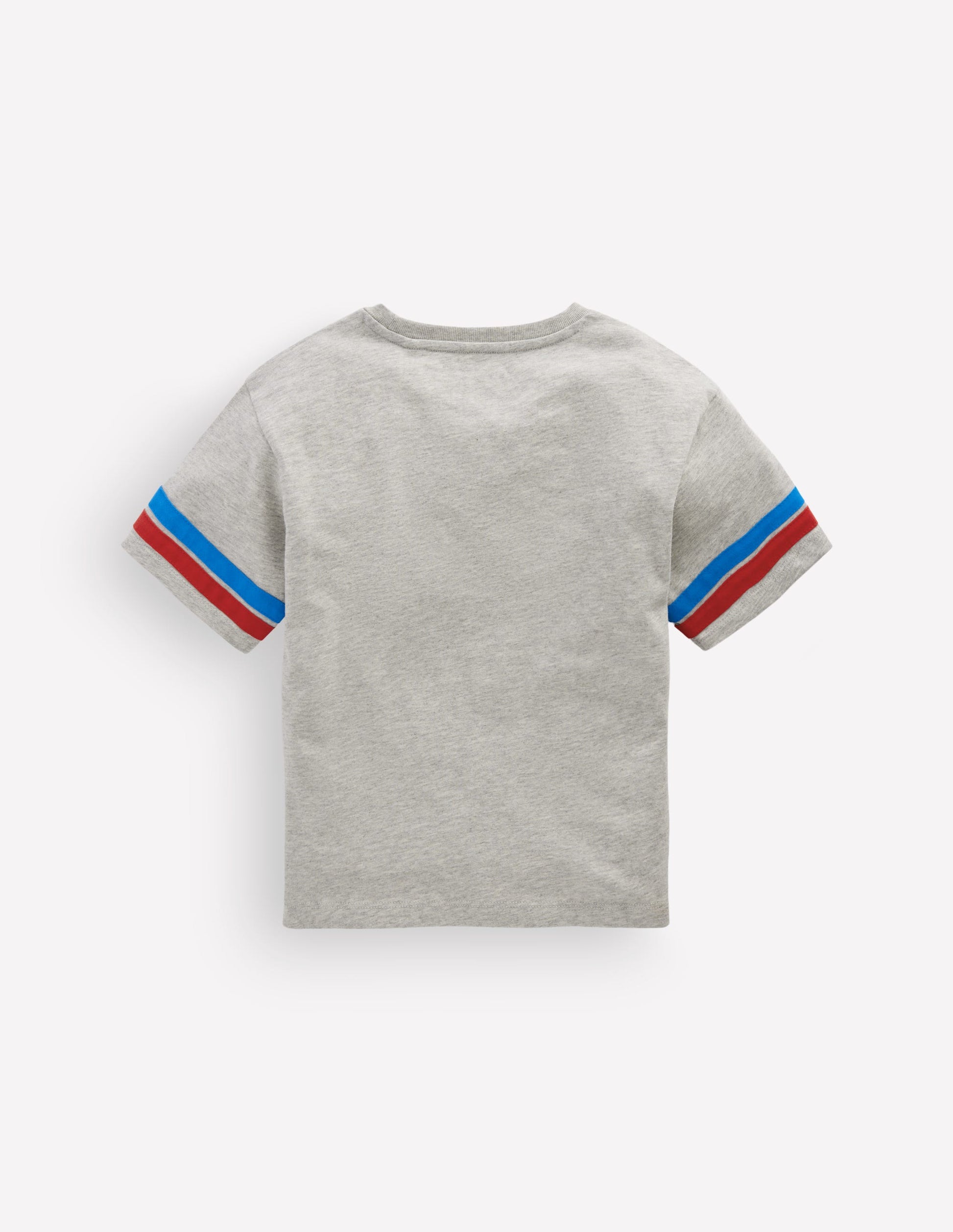 T-shirt graphique colourblock-Camion de pompiers gris chiné-2