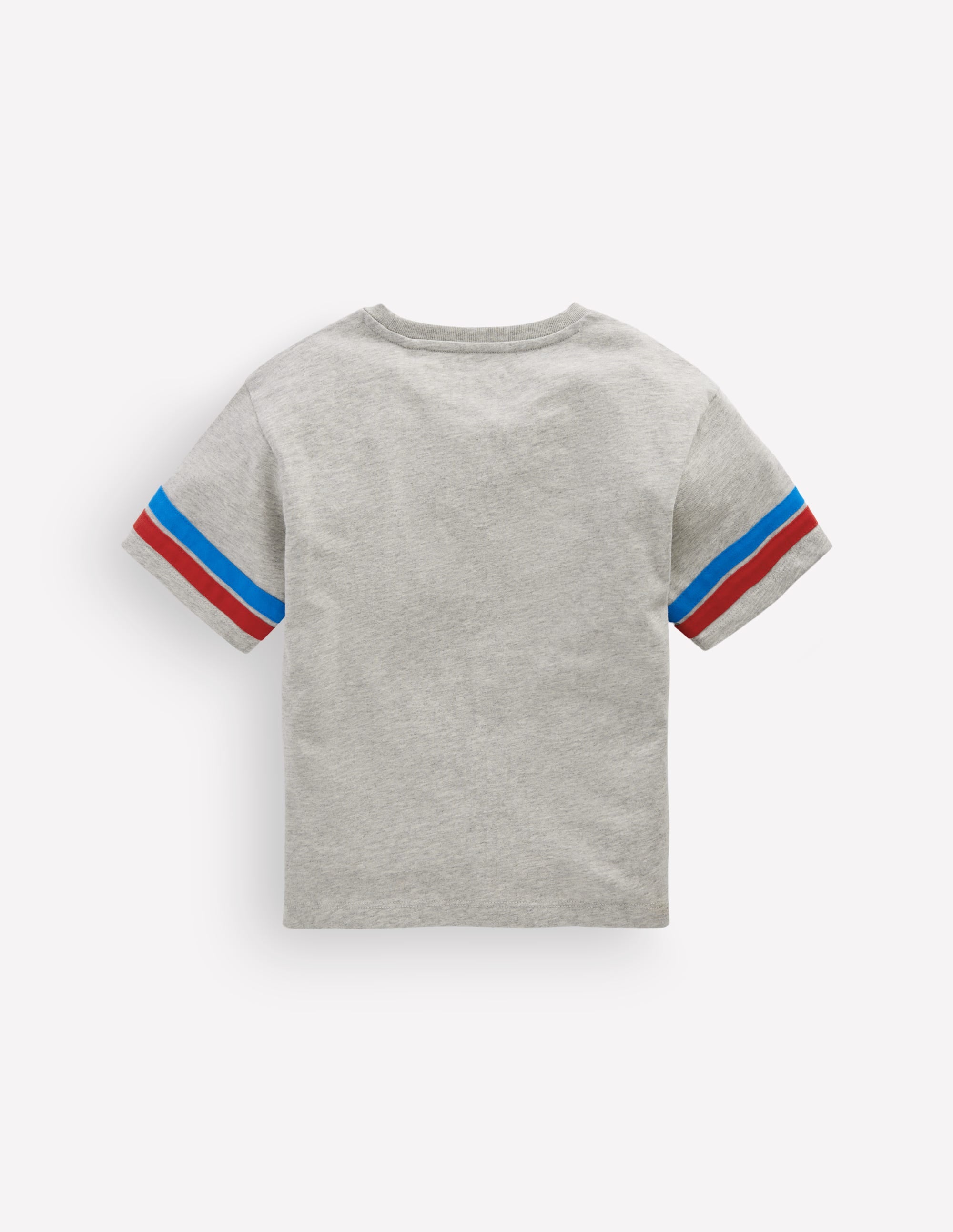 T-shirt graphique colourblock-Camion de pompiers gris chiné - Image 2