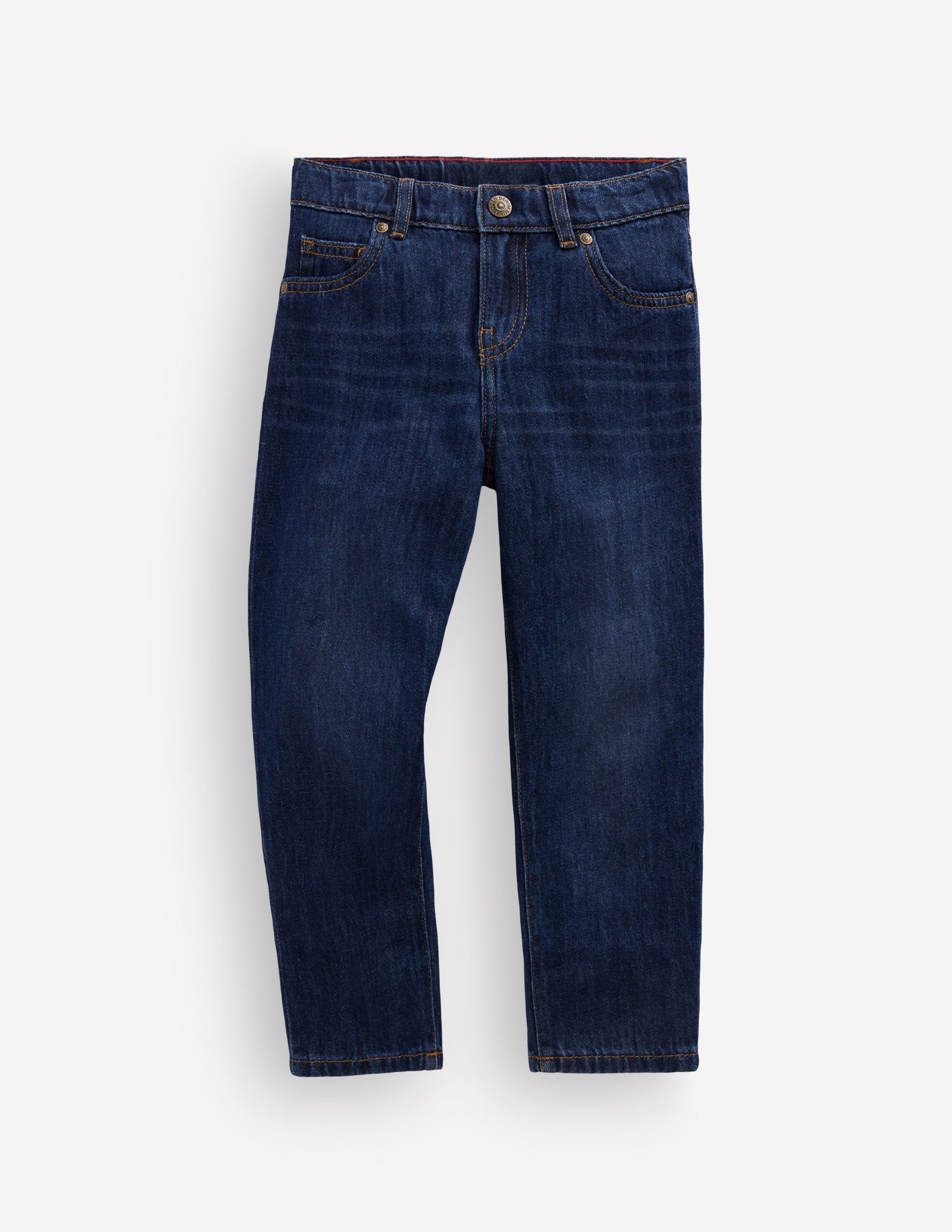 Regular Straight Jeans-Dark Wash-1