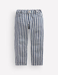 Jeans mit geradem Bein-Nadelstreifen