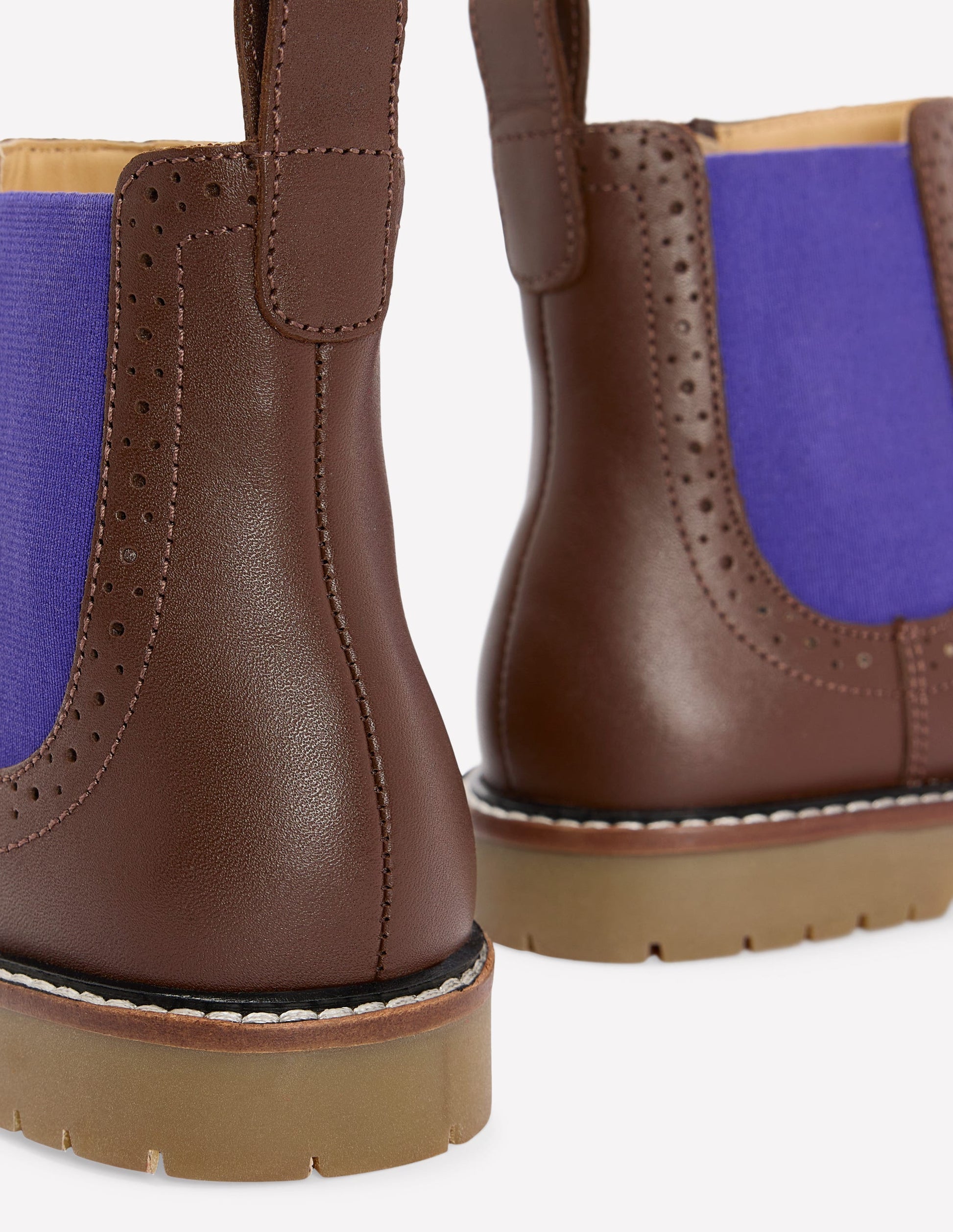 Bottines Chelsea (garçon)-Chocolat-3
