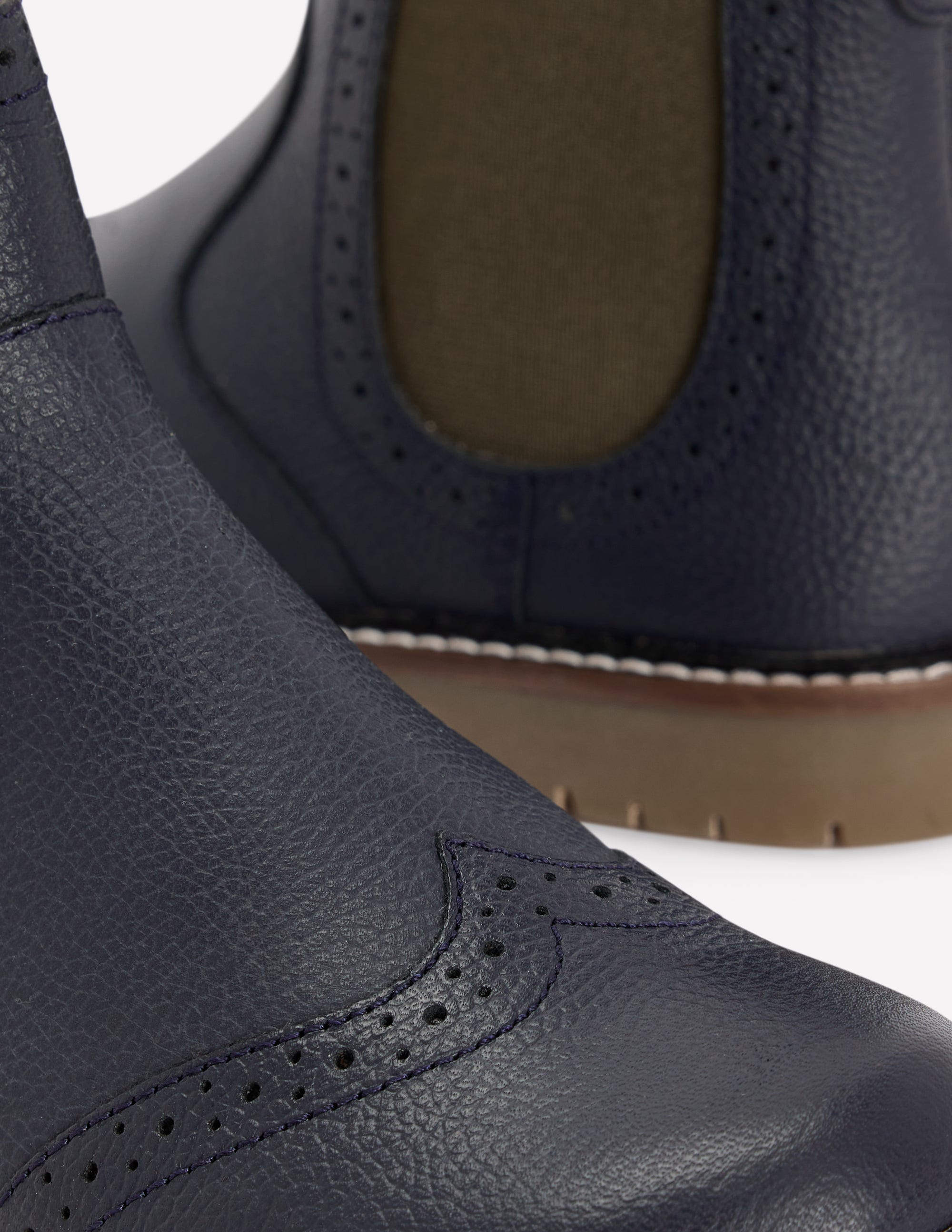 Chelsea Boots (Boys)-College Navy - Image 3