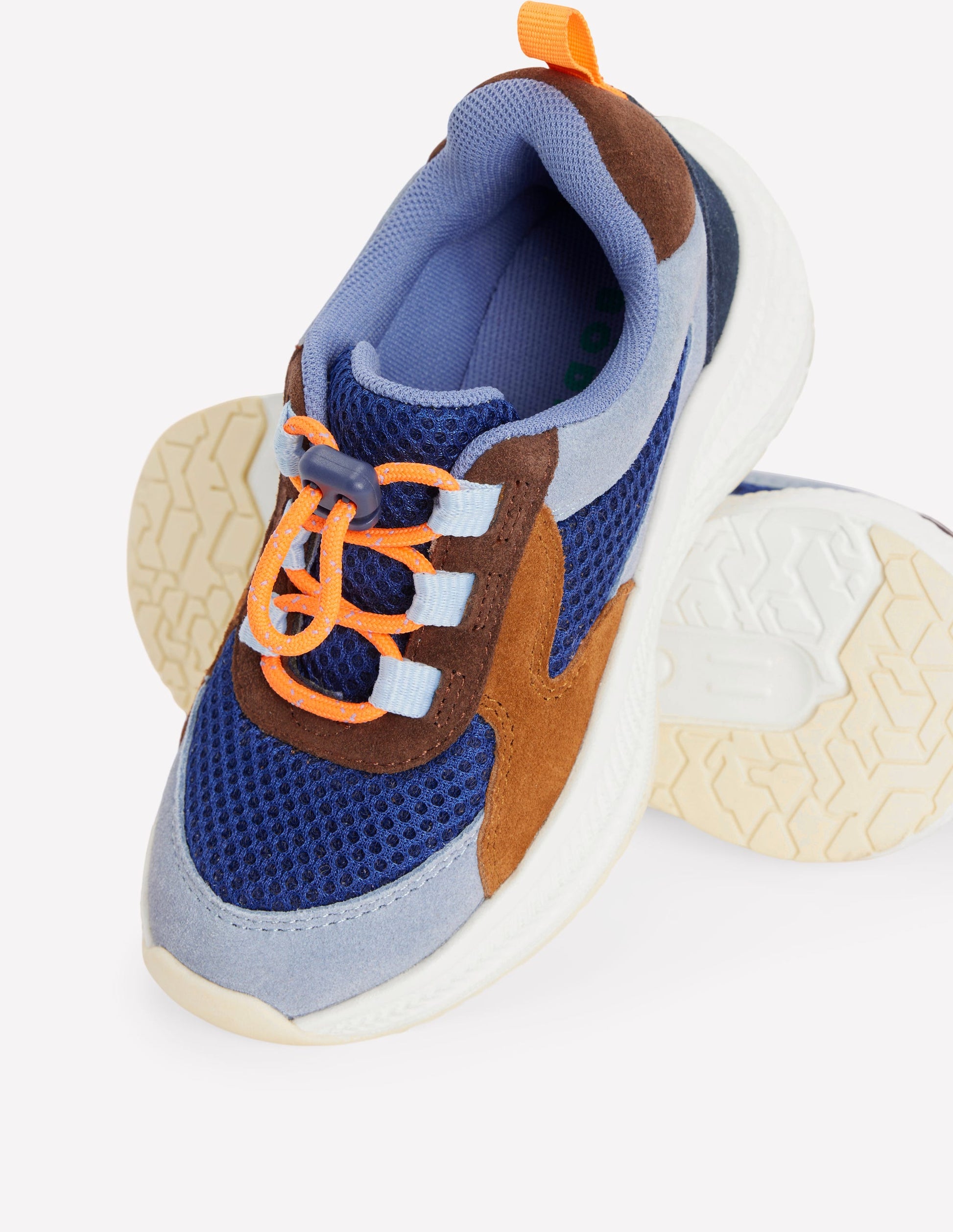 Blau Sportliche Turnschuhe-Schuluniform-Marineblau-3