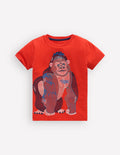 T-shirt à super surpiqûres-Gorille fiesta