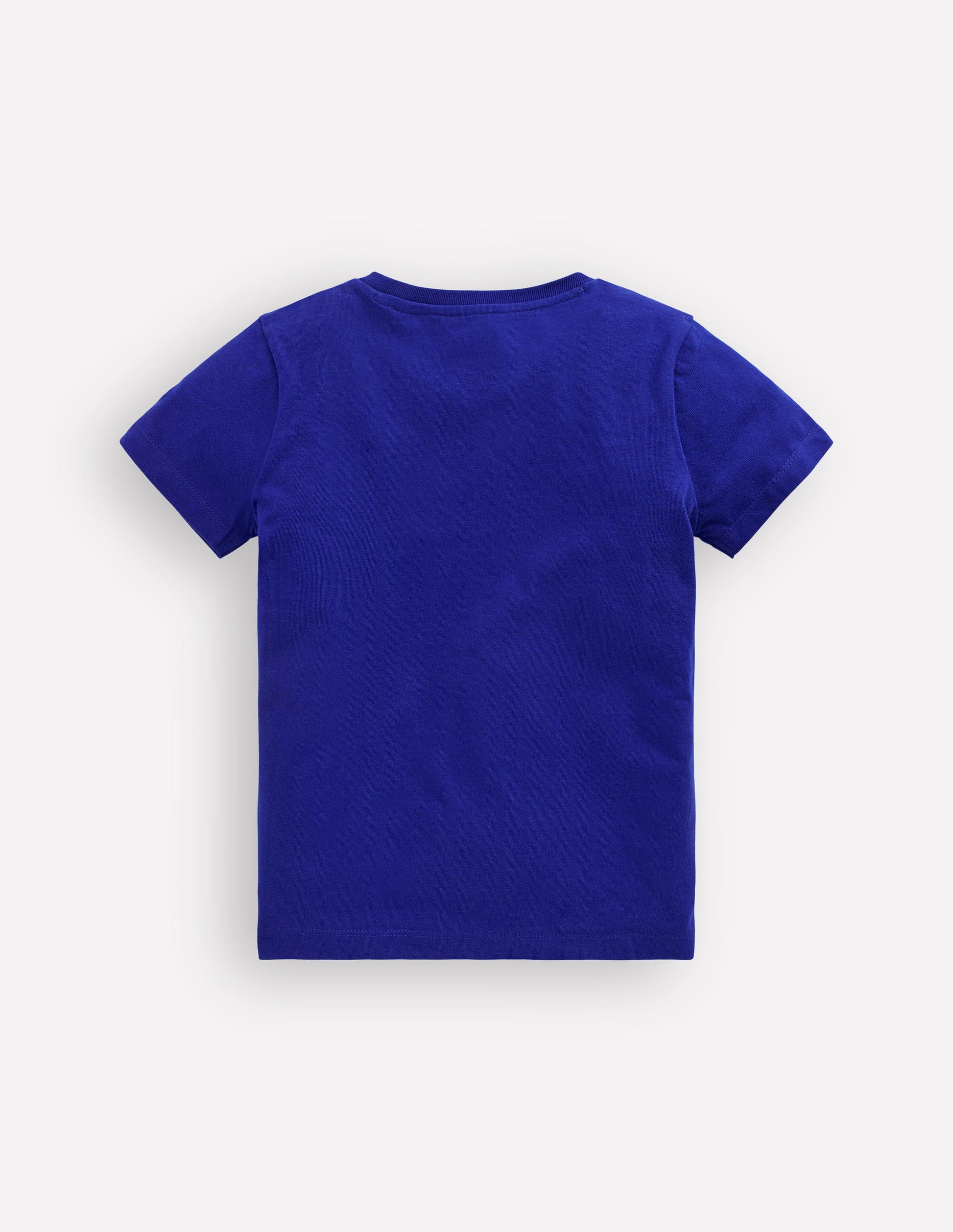 T-Shirt mit Superstitch-Design-Surf The Web-Blau Leopard-3