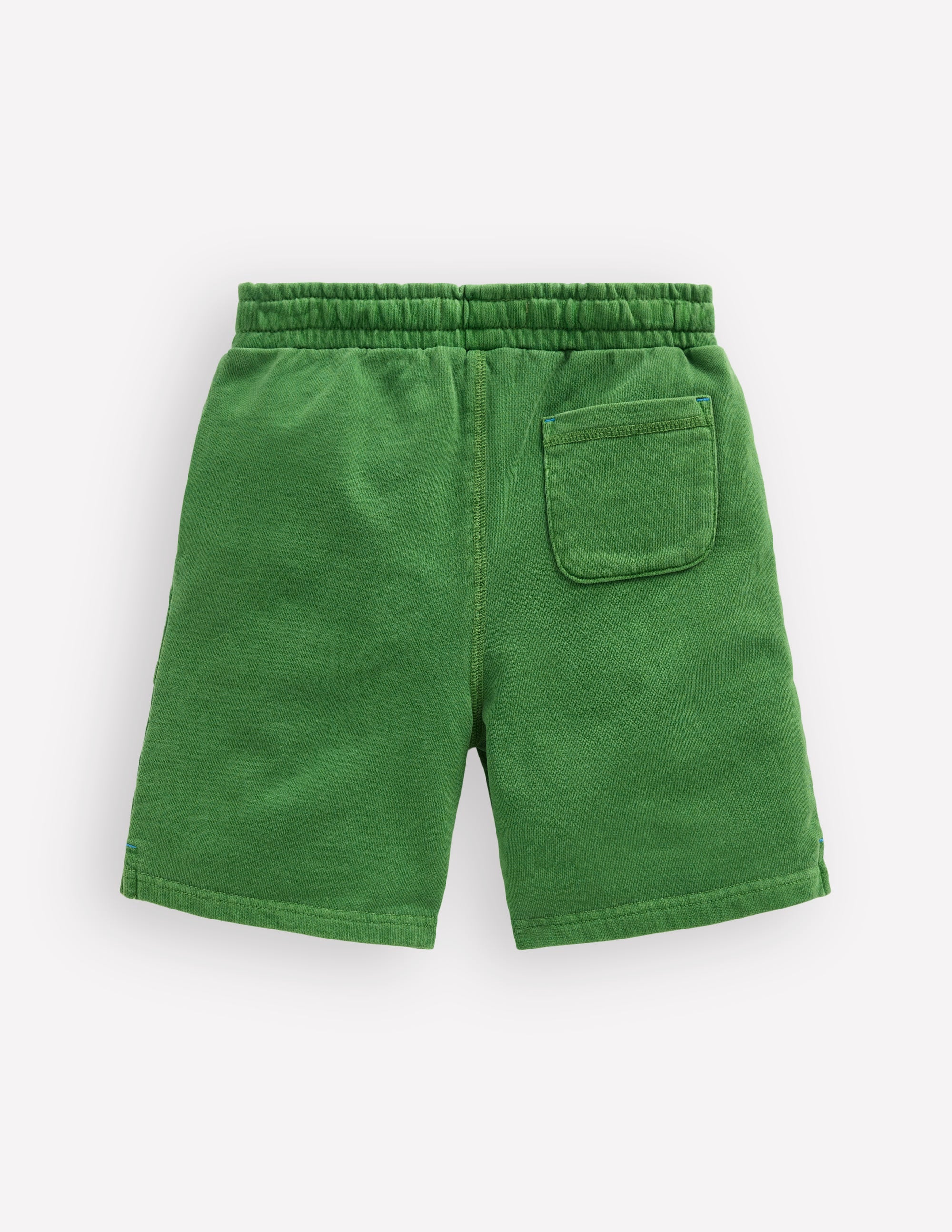 Stückgefärbte Sweatshorts-Minzgrün - Image 4