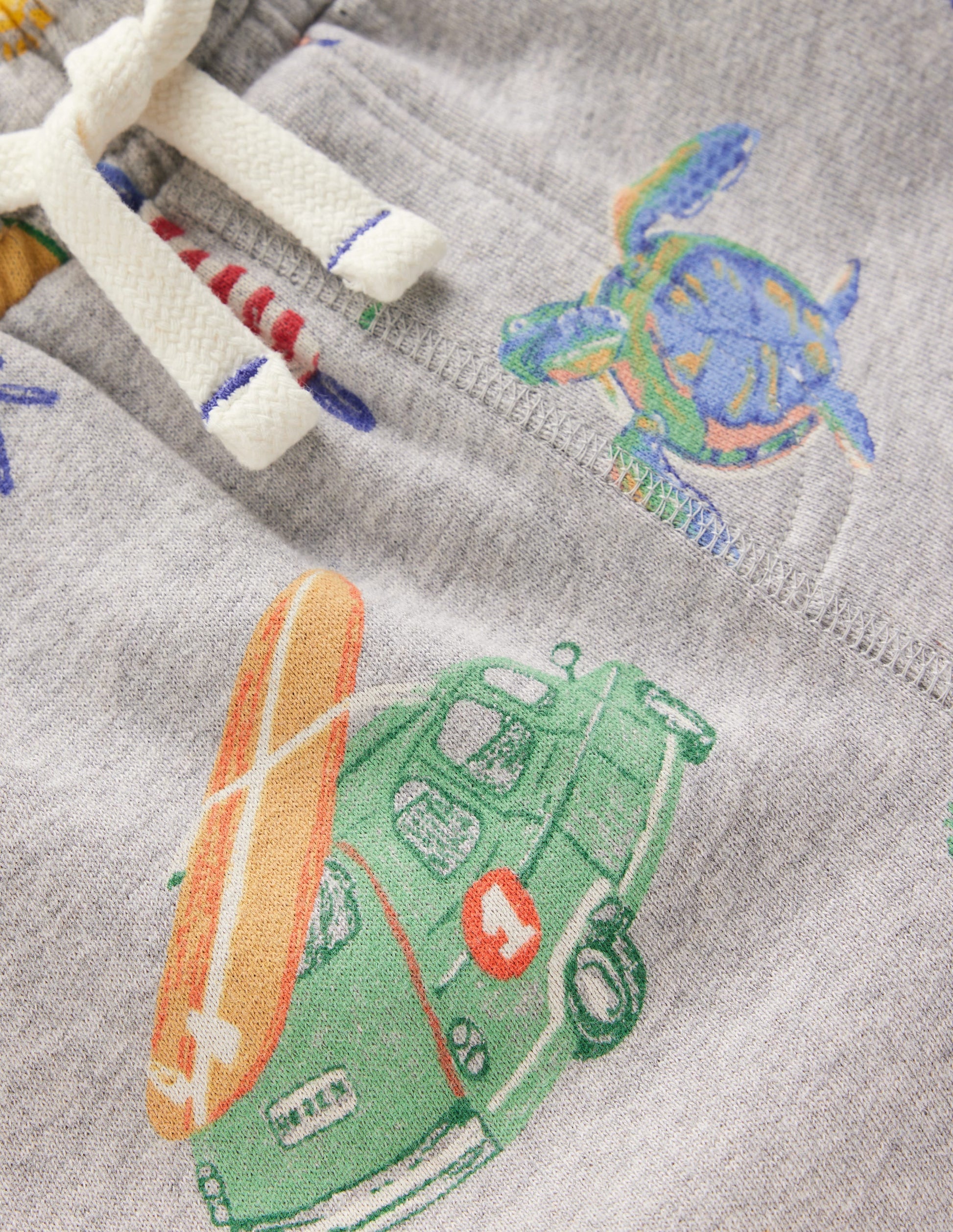 Short imprimé-Vacances chambray-4