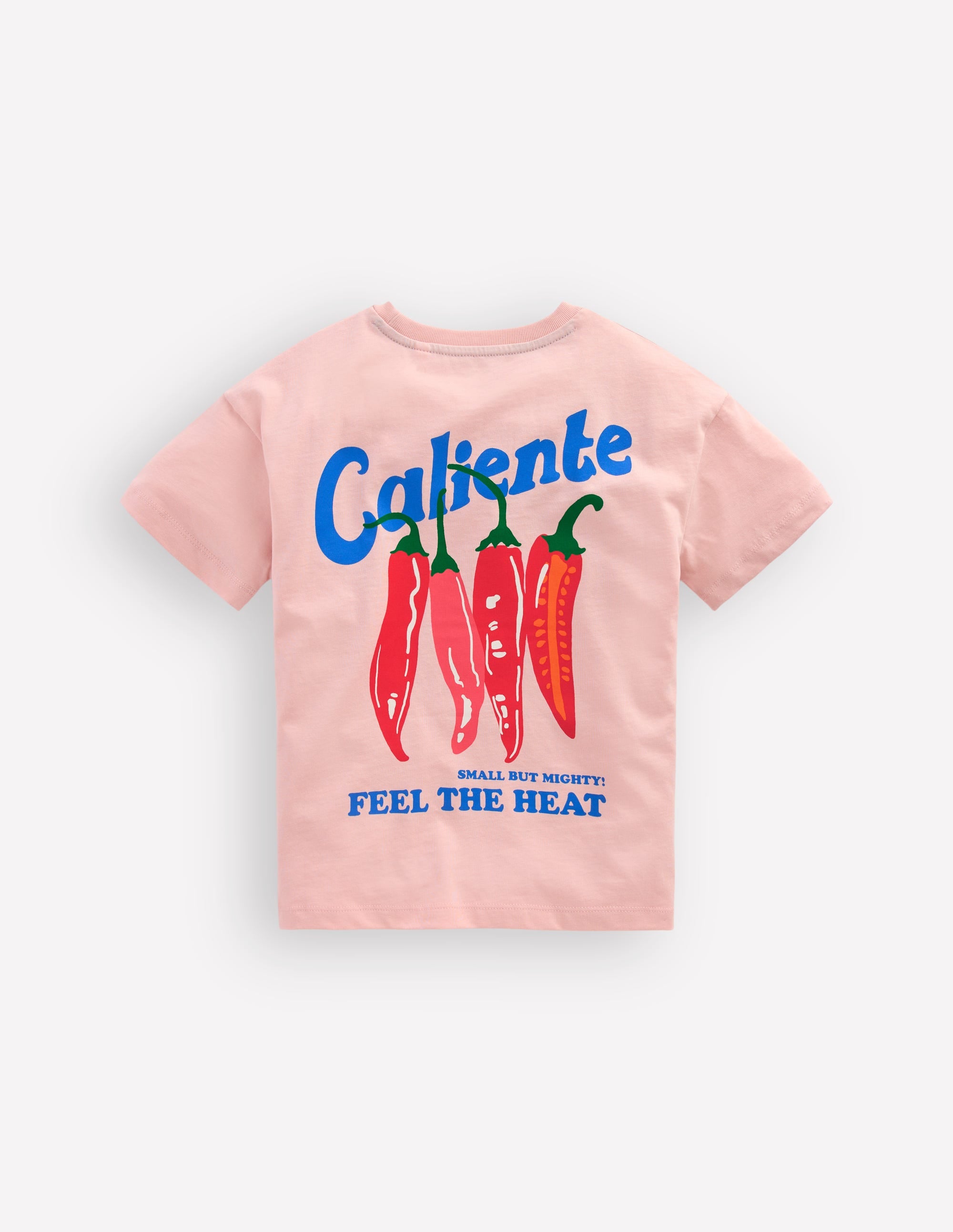 T-Shirt mit Druck auf Vorder- und Rückseite-Vintage-Rosa Chilischoten - Image 2