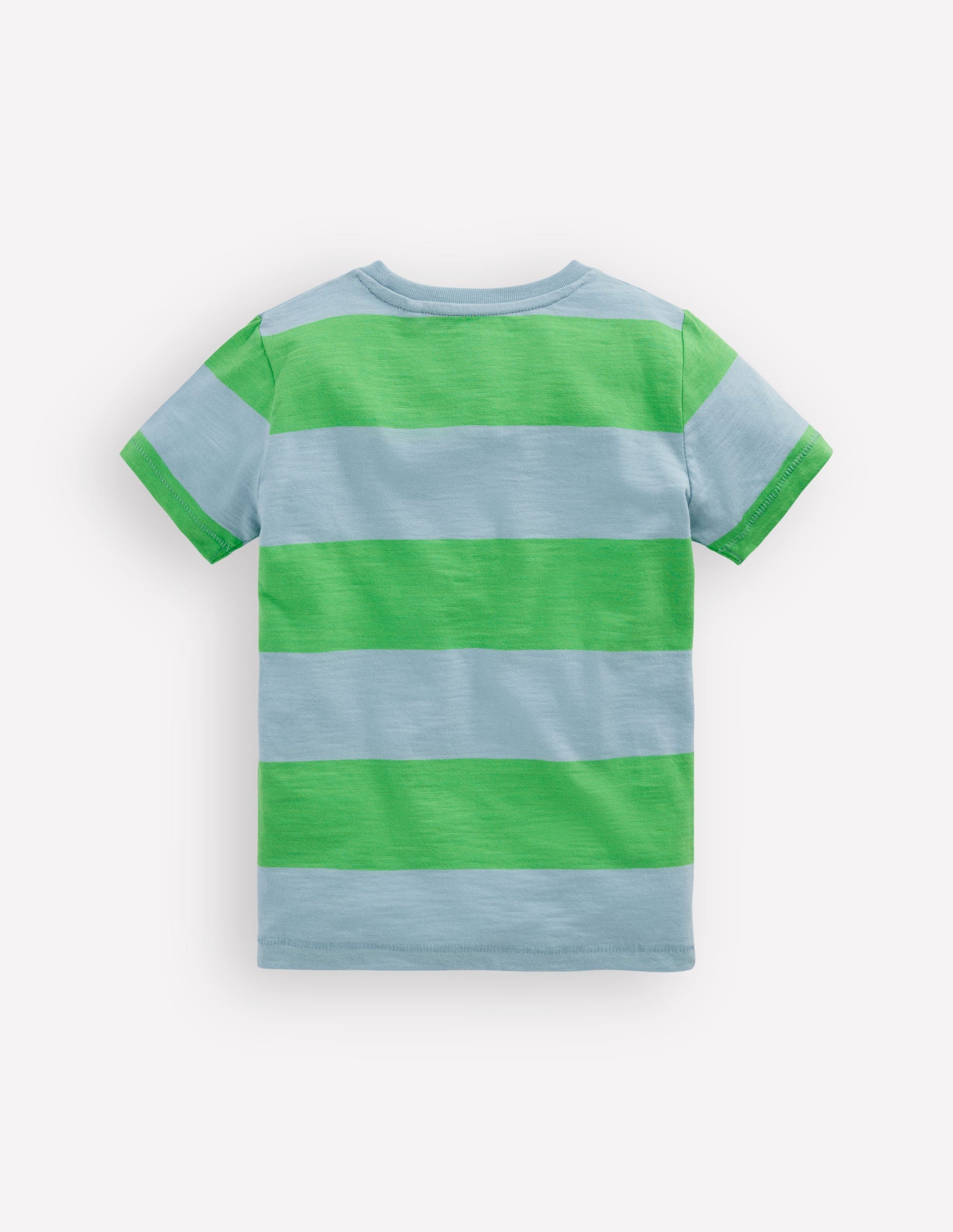 T-Shirt für den Alltag-Sittichgrün/Vintage-Blau-2