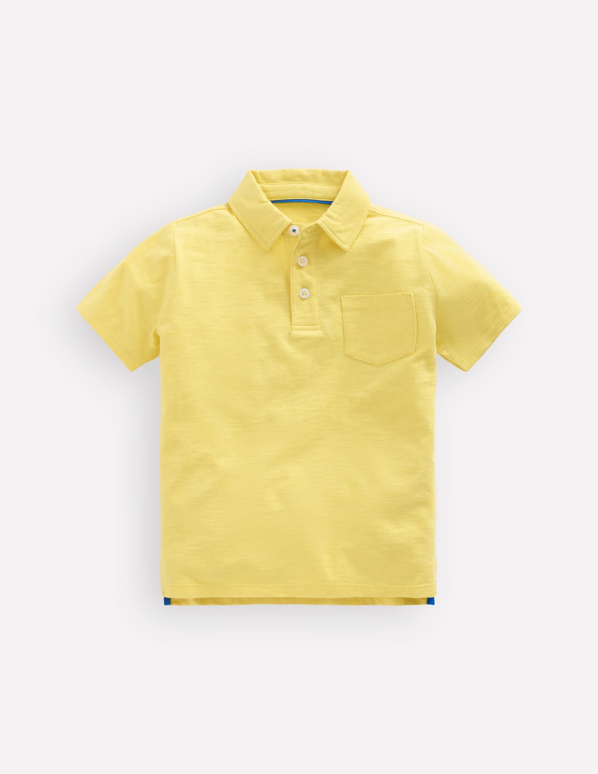 Flammgarn-Polohemd-Brausegelb Limettengelb-1