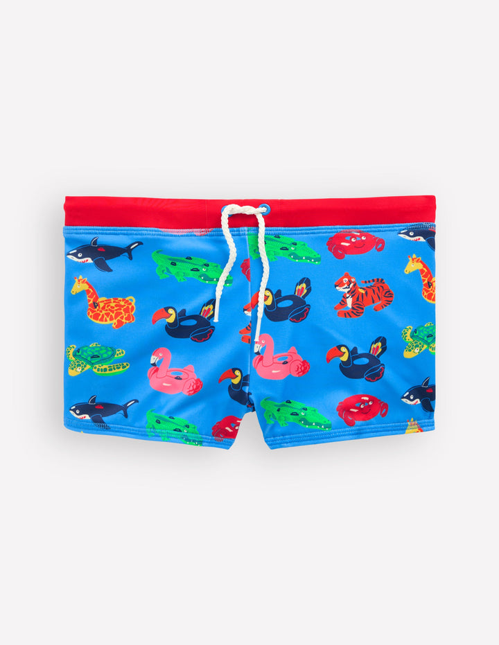 Badehose-Malibu Blau Pool Schwimmer