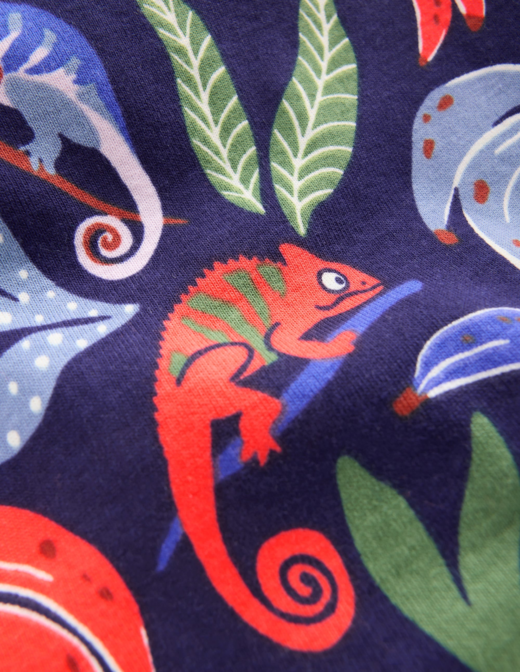 Pyjama court douillet phosphorescent-Caméléon - Image 3
