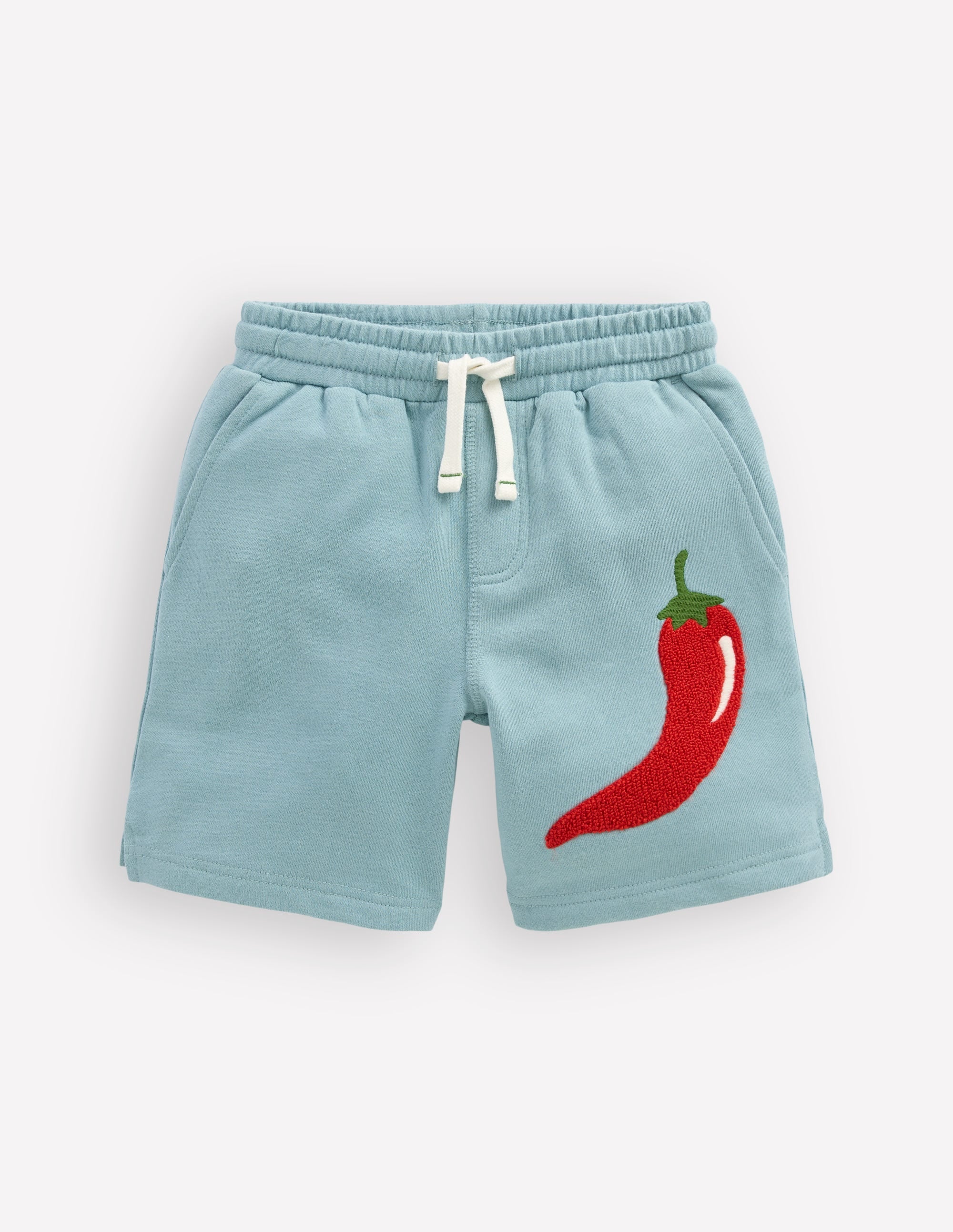 Short de survêtement fun-Piments bleu brume - Image 1