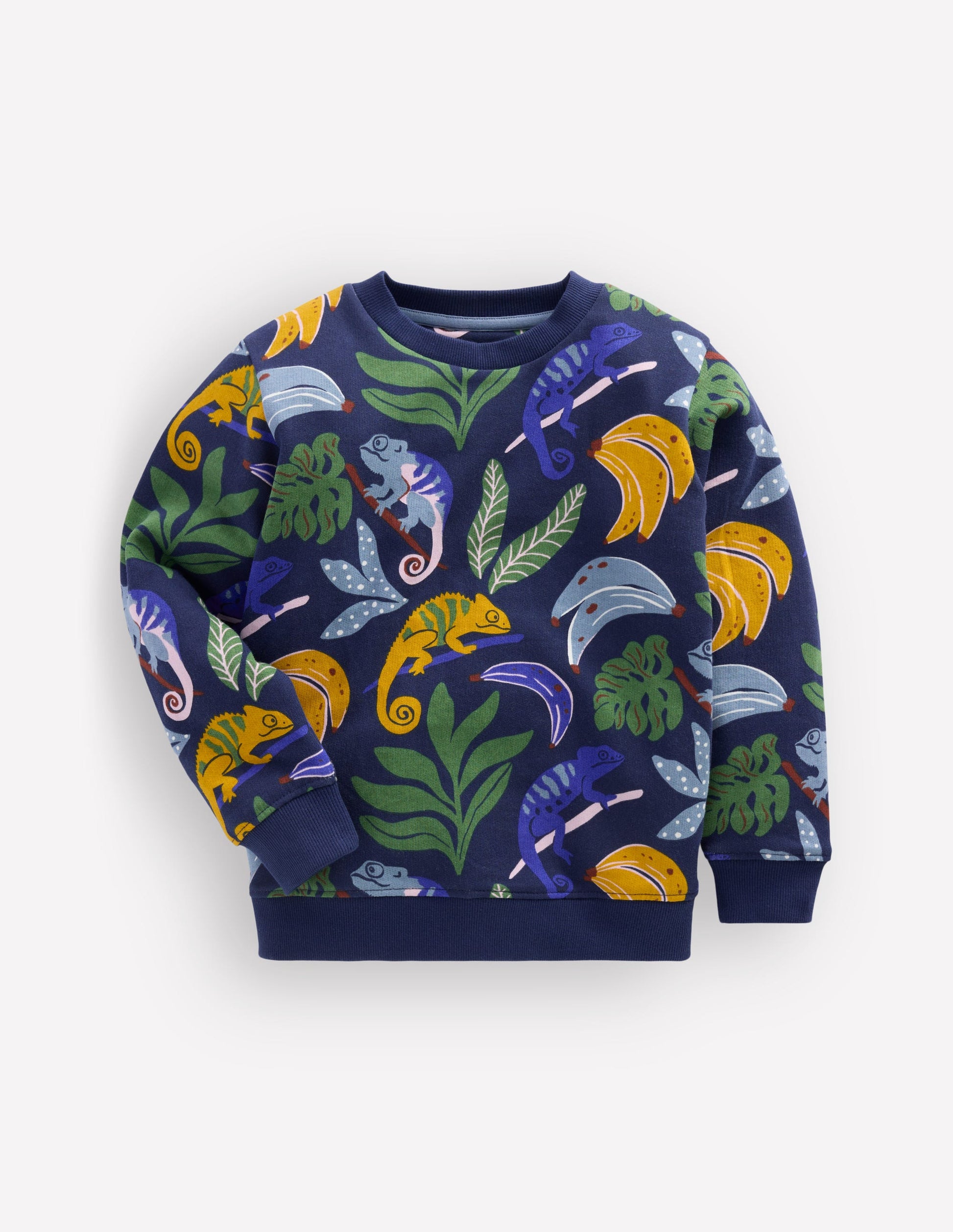 Bedrucktes Sweatshirt für den Alltag-Bunt Chamelion-1