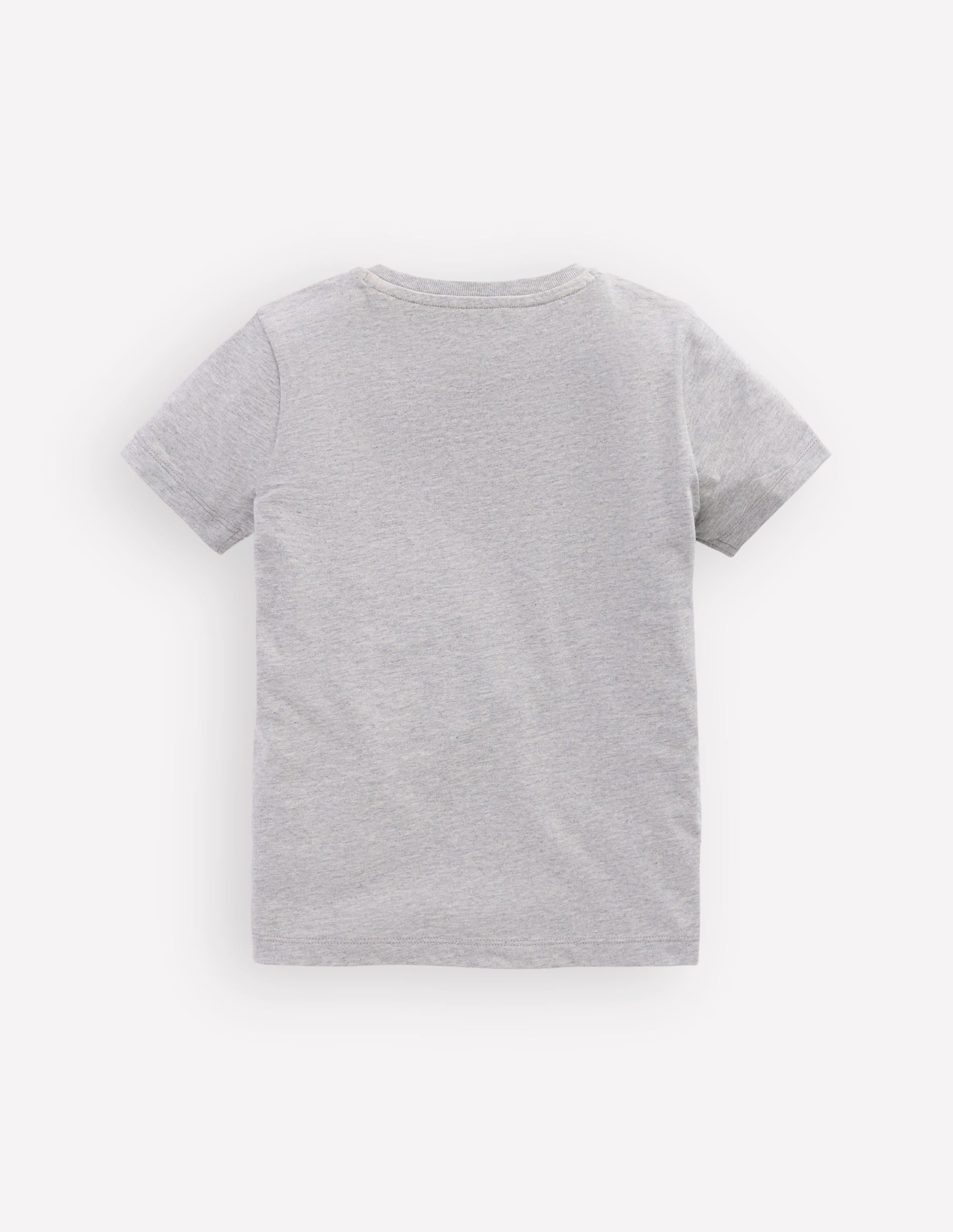 Linear Stitch T-shirt-Grey Marl Football Boots - Image 4