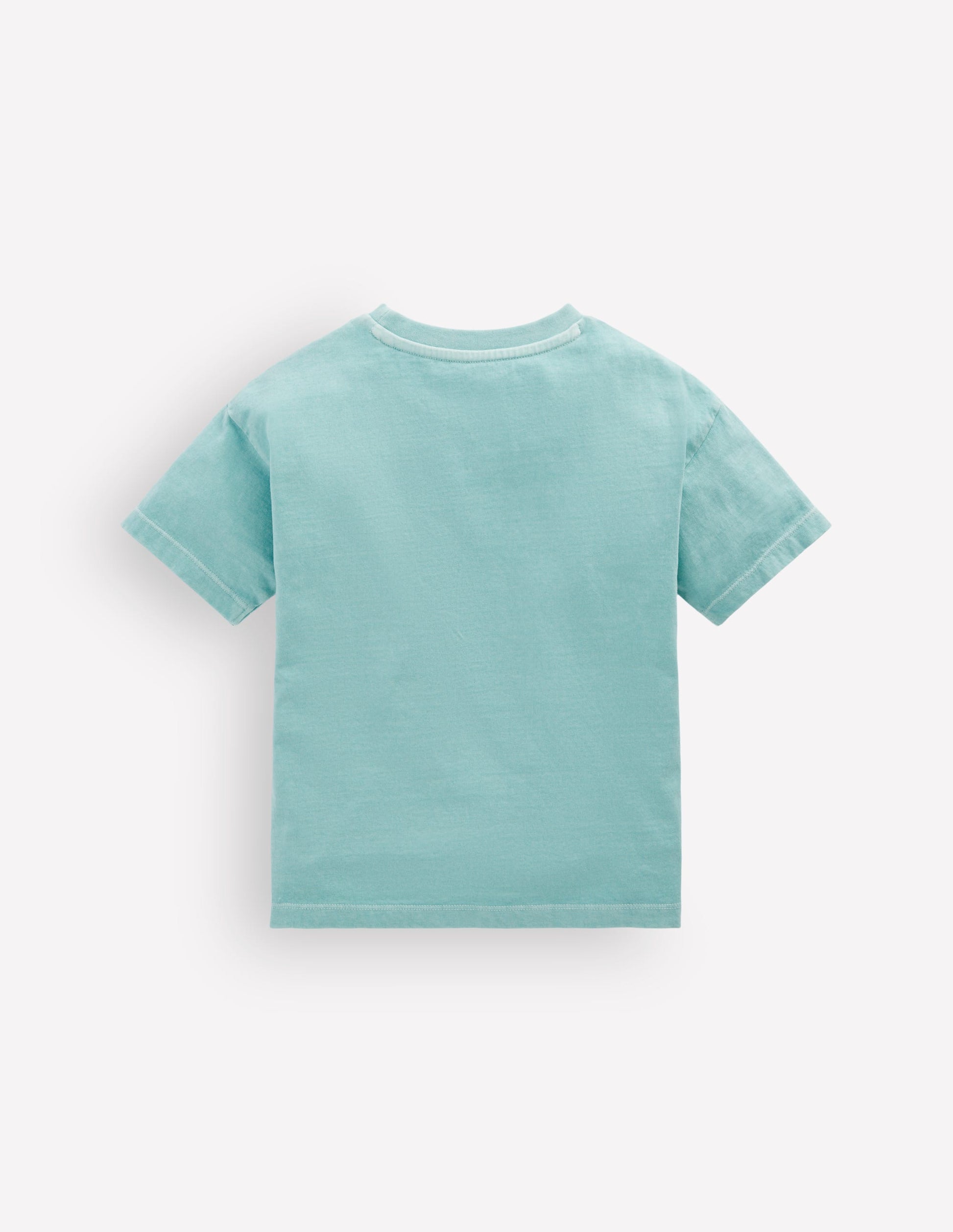 Lockeres T-Shirt mit Grafik-Nilblau Surfen-2