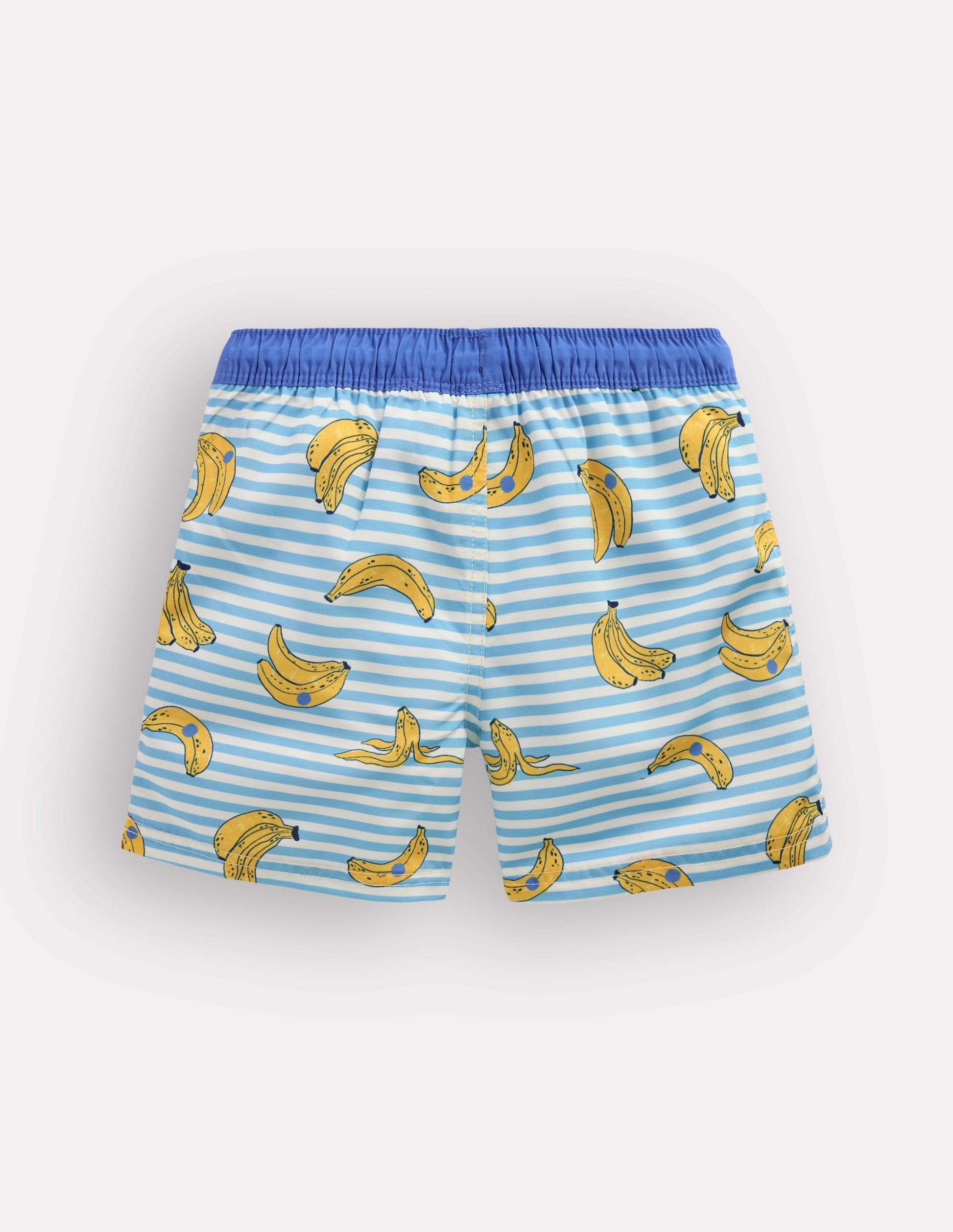 Short de bain-Rayé banane multi-2