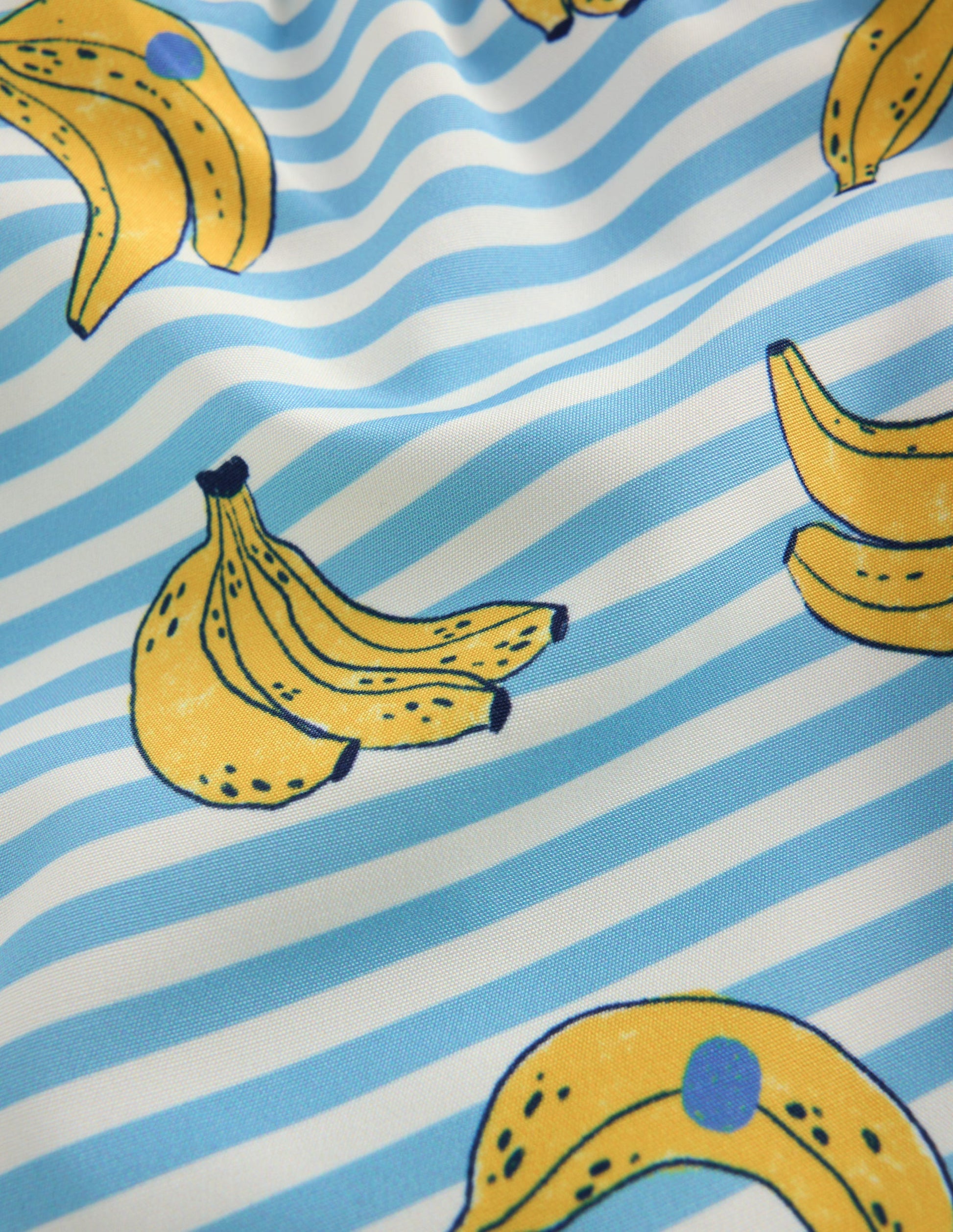 Short de bain-Rayé banane multi-3