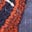 Hemd mit Superstitch-Vintage Indigoblau Tiger