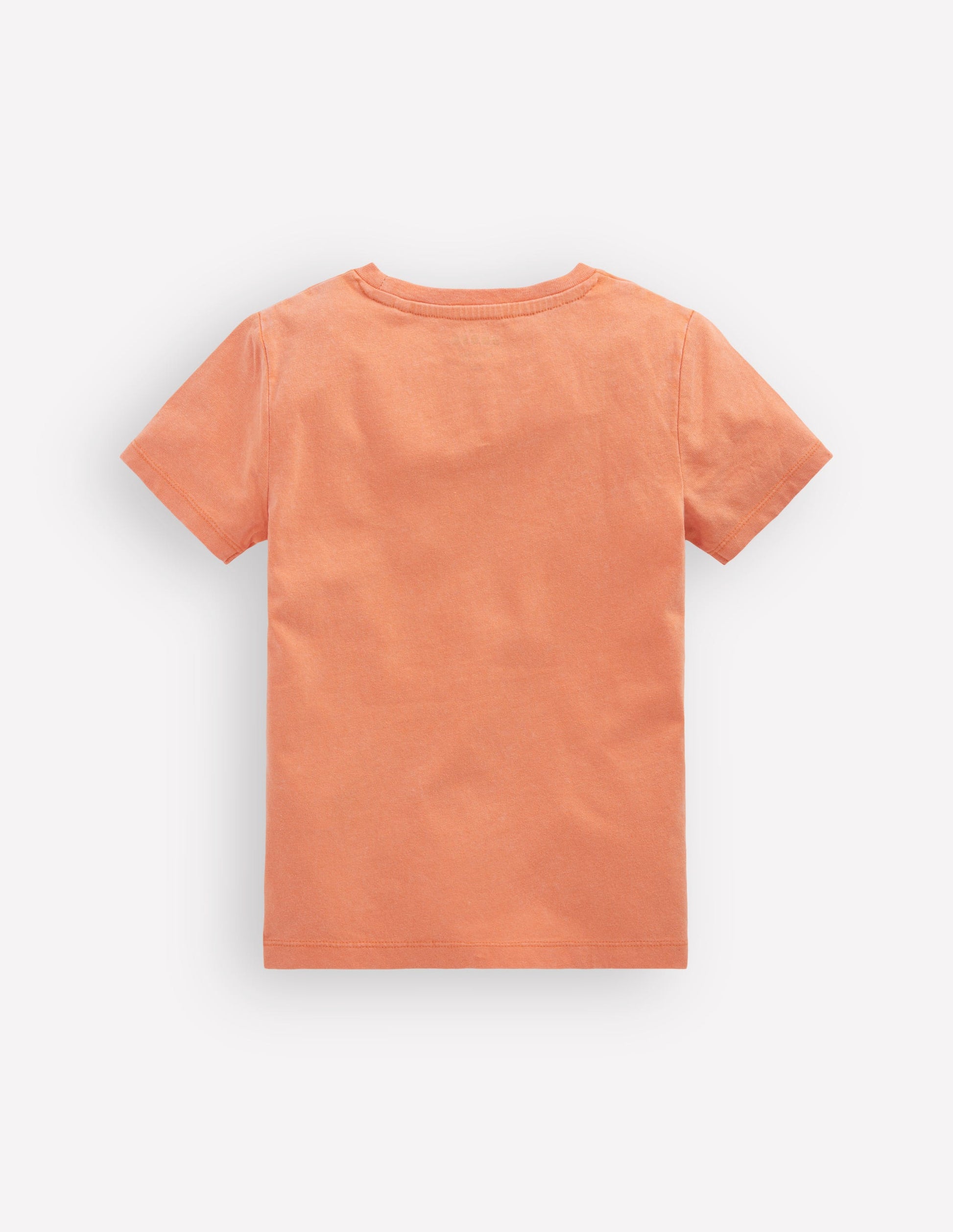 T-shirt graphique délavé vintage-REQUINS ORANGE-2